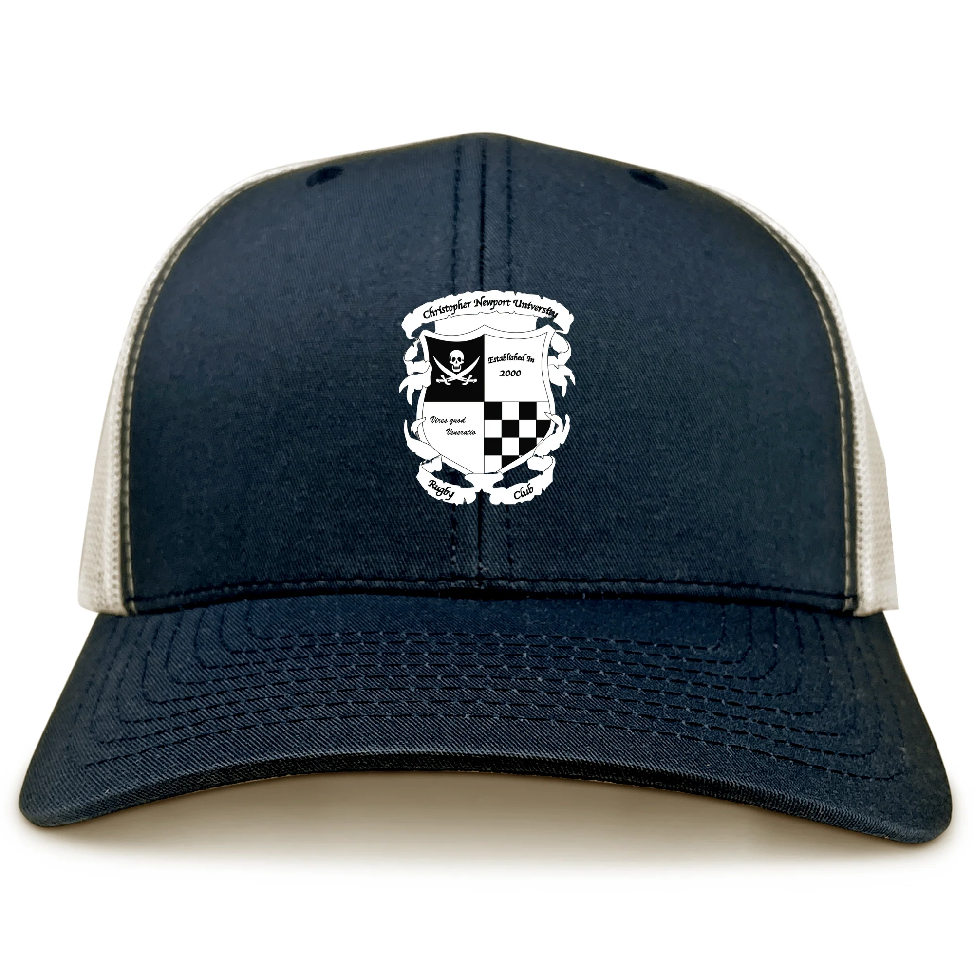 Rugby Football Club at Christopher Newport University Retro Trucker Cap - Image 2