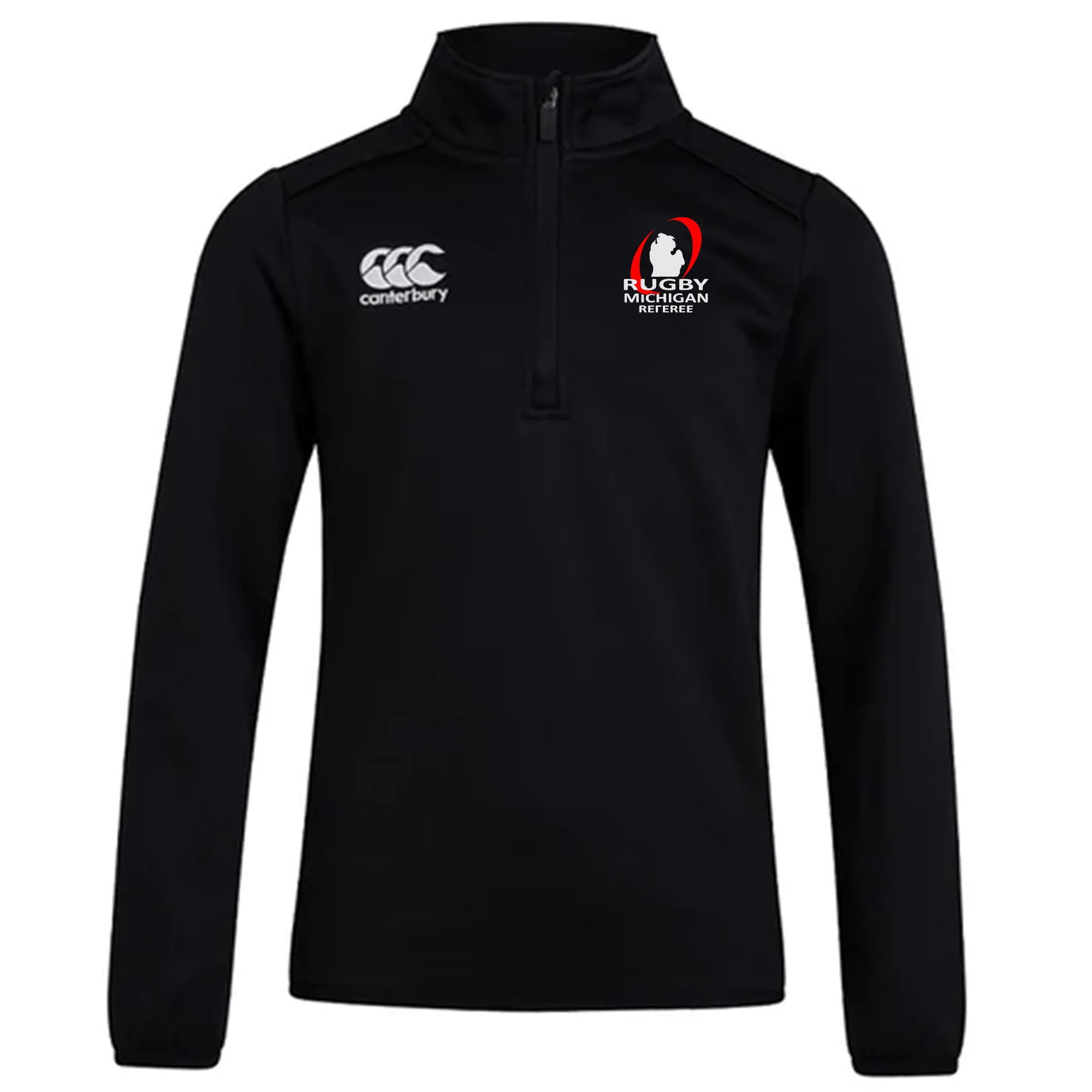 Rugby Michigan Referee Society Club 1/4 Zip Mid Layer Training Top by Canterbury