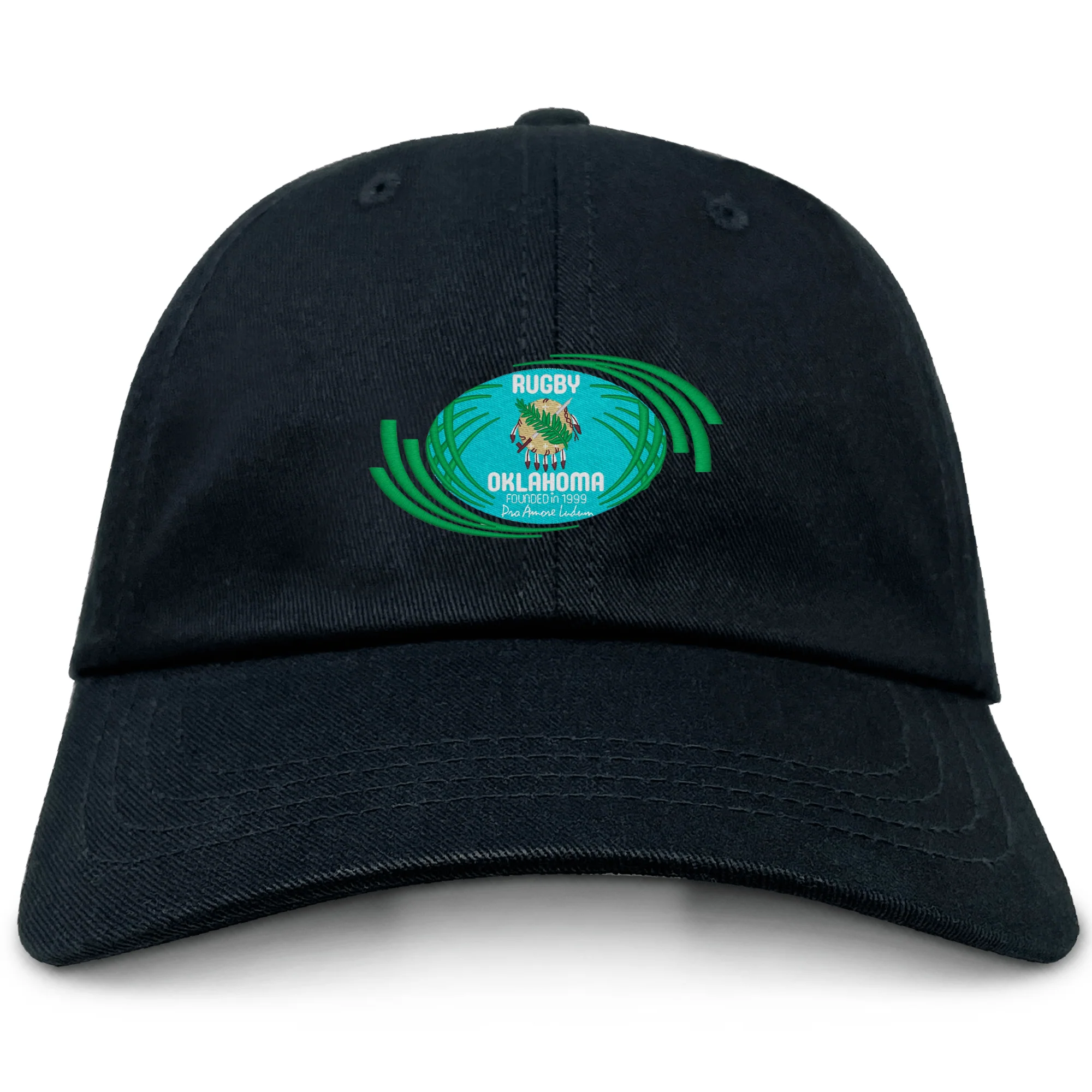 Rugby Oklahoma Adult Low-Profile Cotton Twill Dad Cap - Image 2