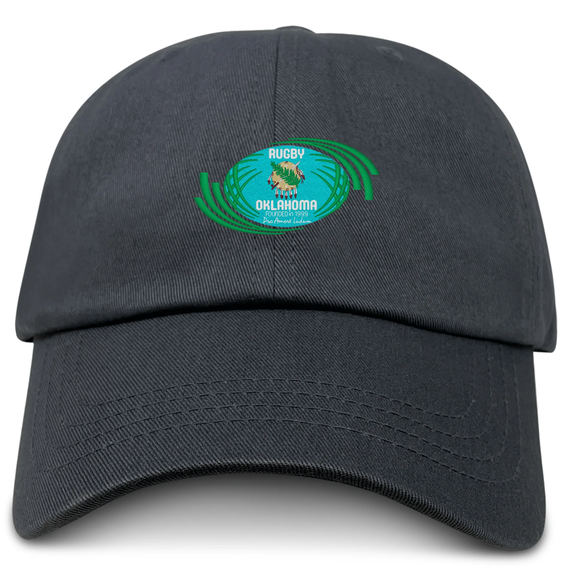 Rugby Oklahoma Adult Low-Profile Cotton Twill Dad Cap - Image 3