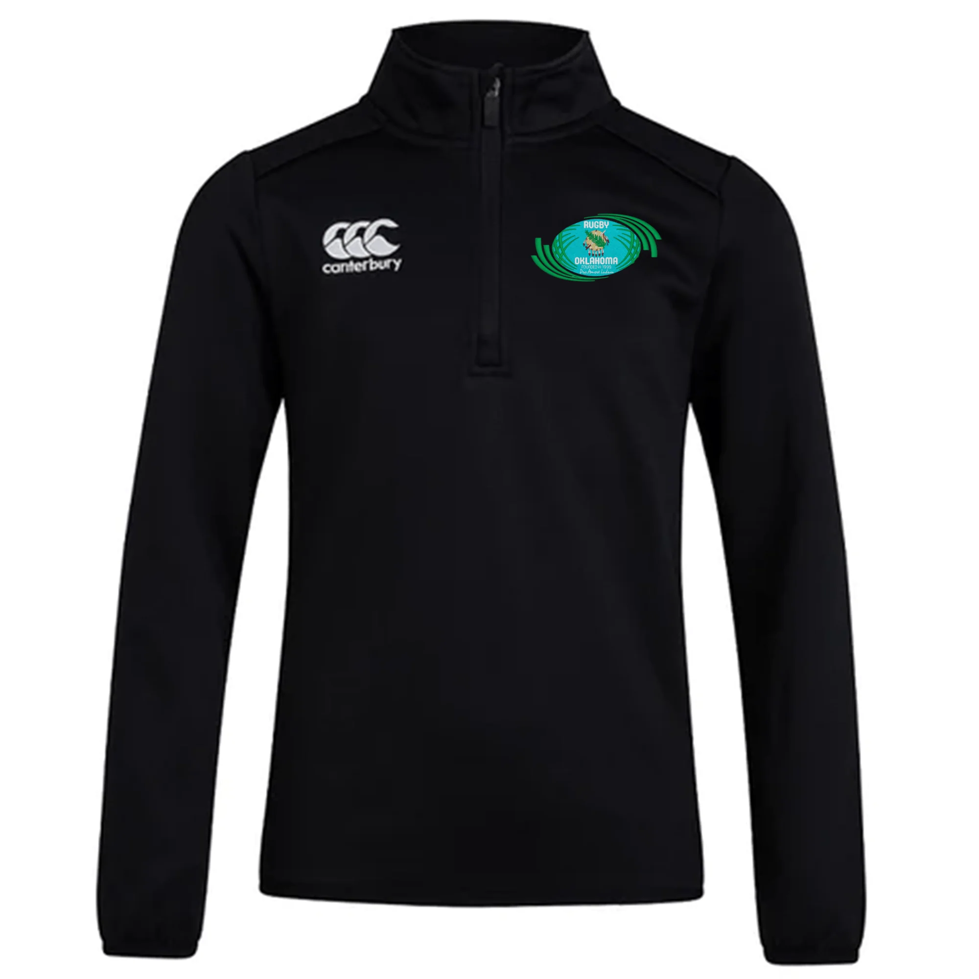 Rugby Oklahoma Club 1/4 Zip Mid Layer Training Top by Canterbury
