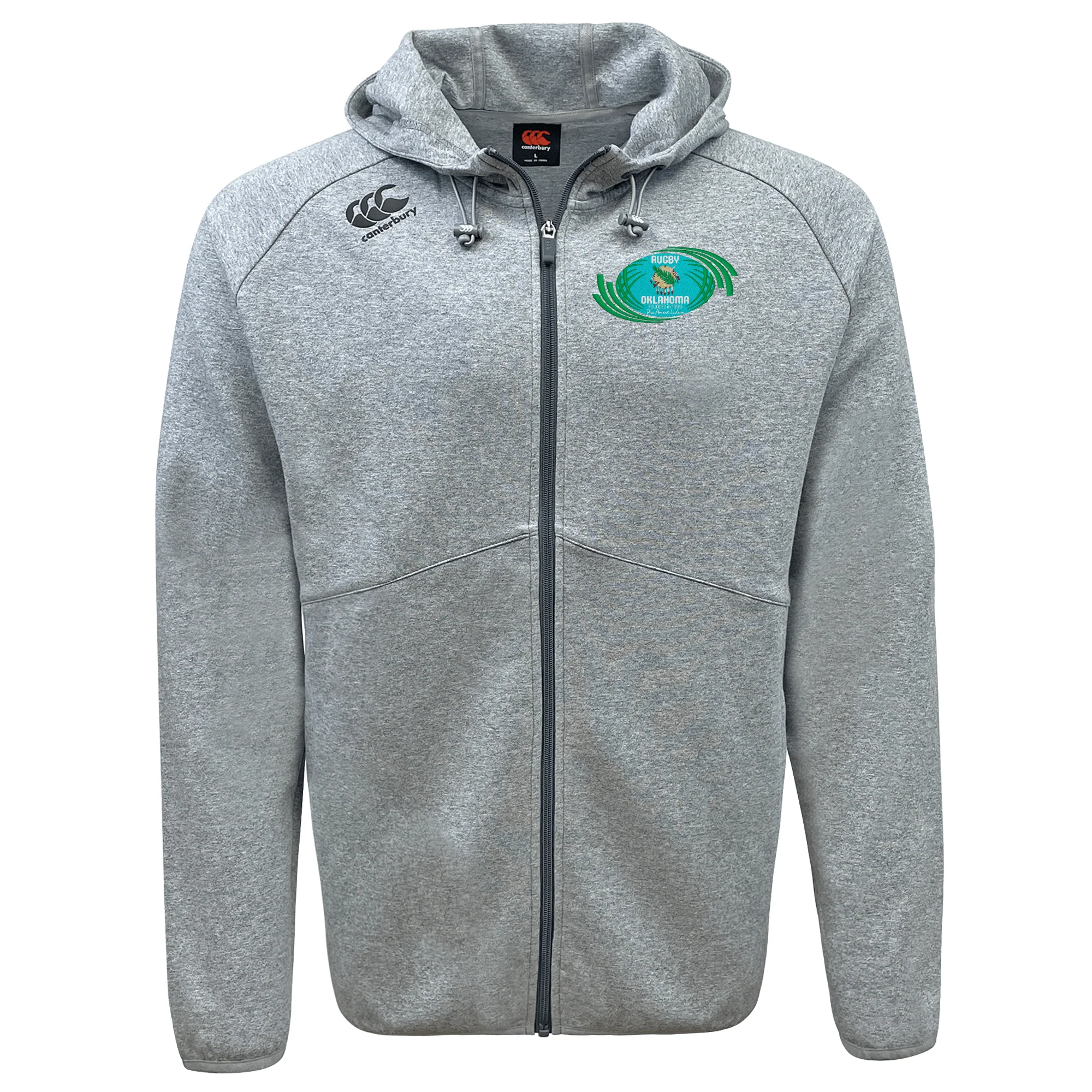 Rugby Oklahoma Tempo Vapodri Full-Zip Hoodie by Canterbury - Image 2