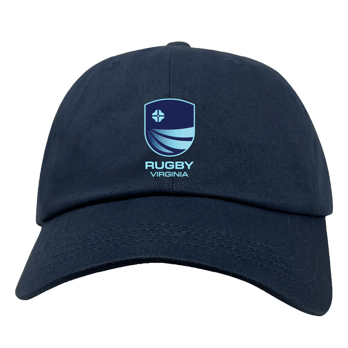Rugby VA Adult Low-Profile Cotton Twill Dad Cap - Image 2