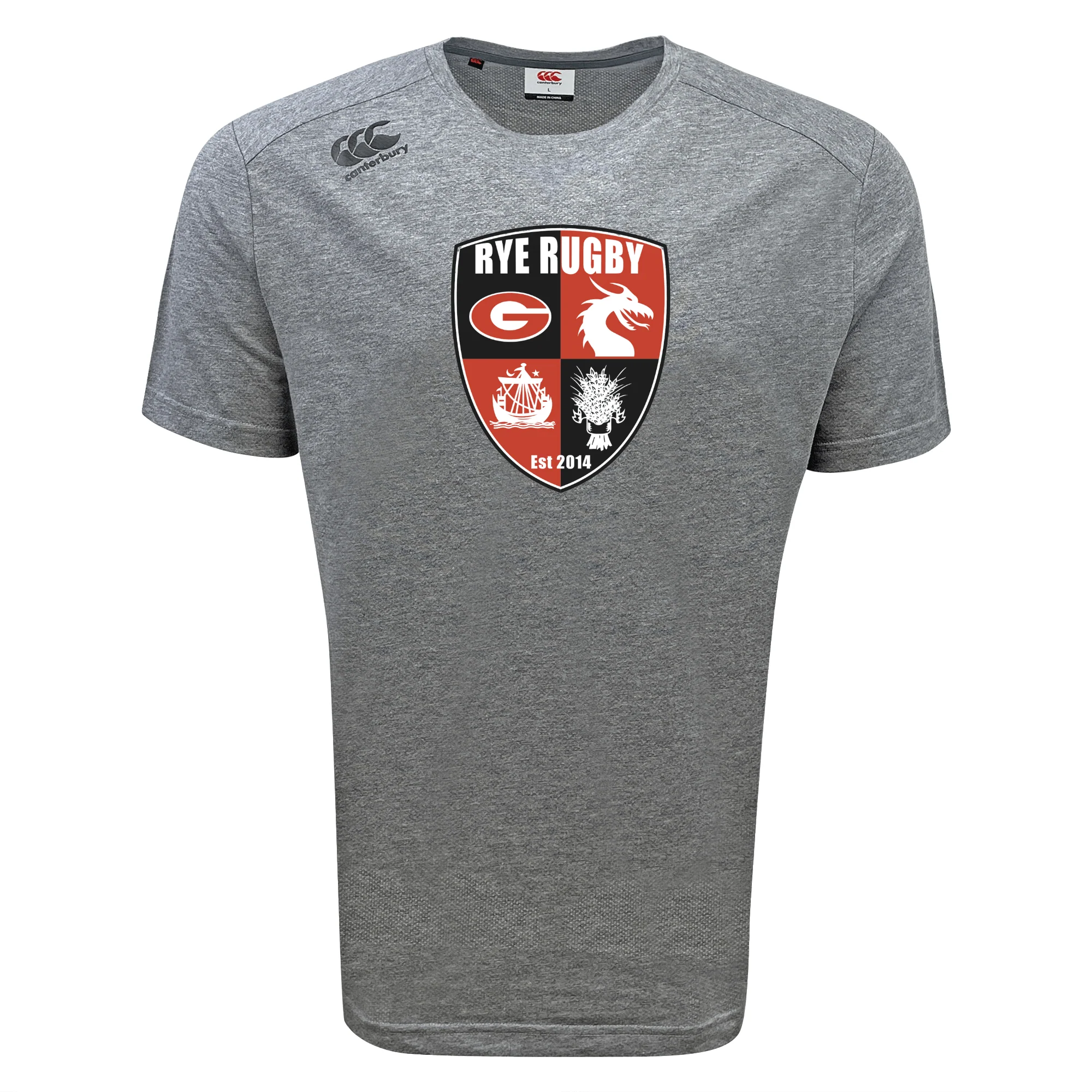 Rye High School Rugby Tempo Vapodri T-Shirt by Canterbury - Image 4