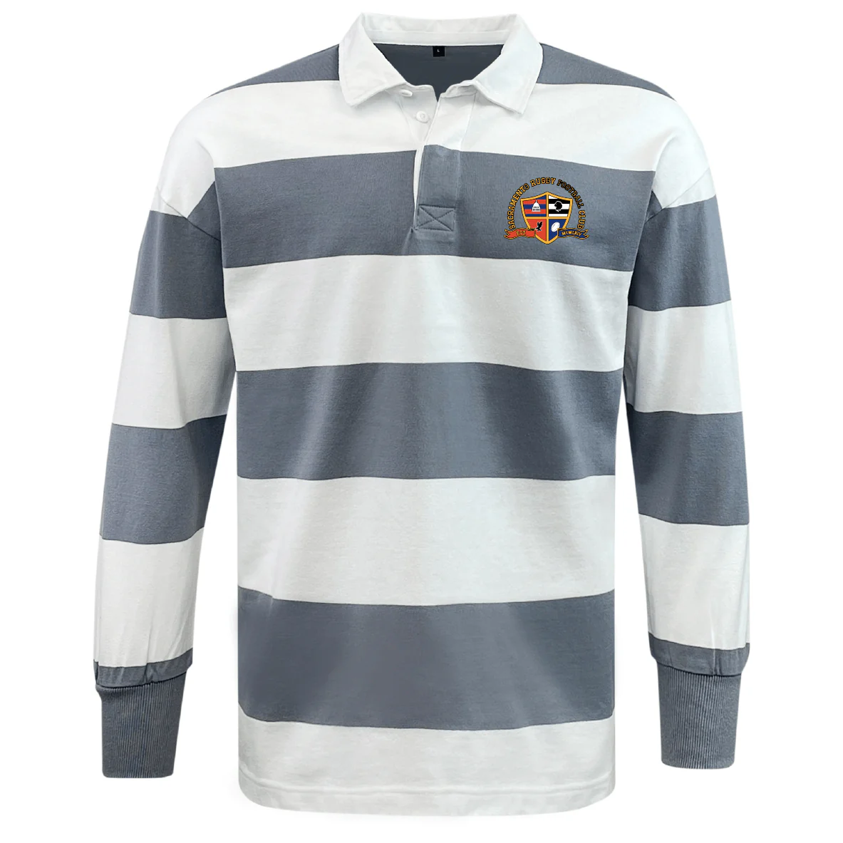 Sacramento Rugby Football Club Classic Long Sleeve Hooped Rugby Jersey