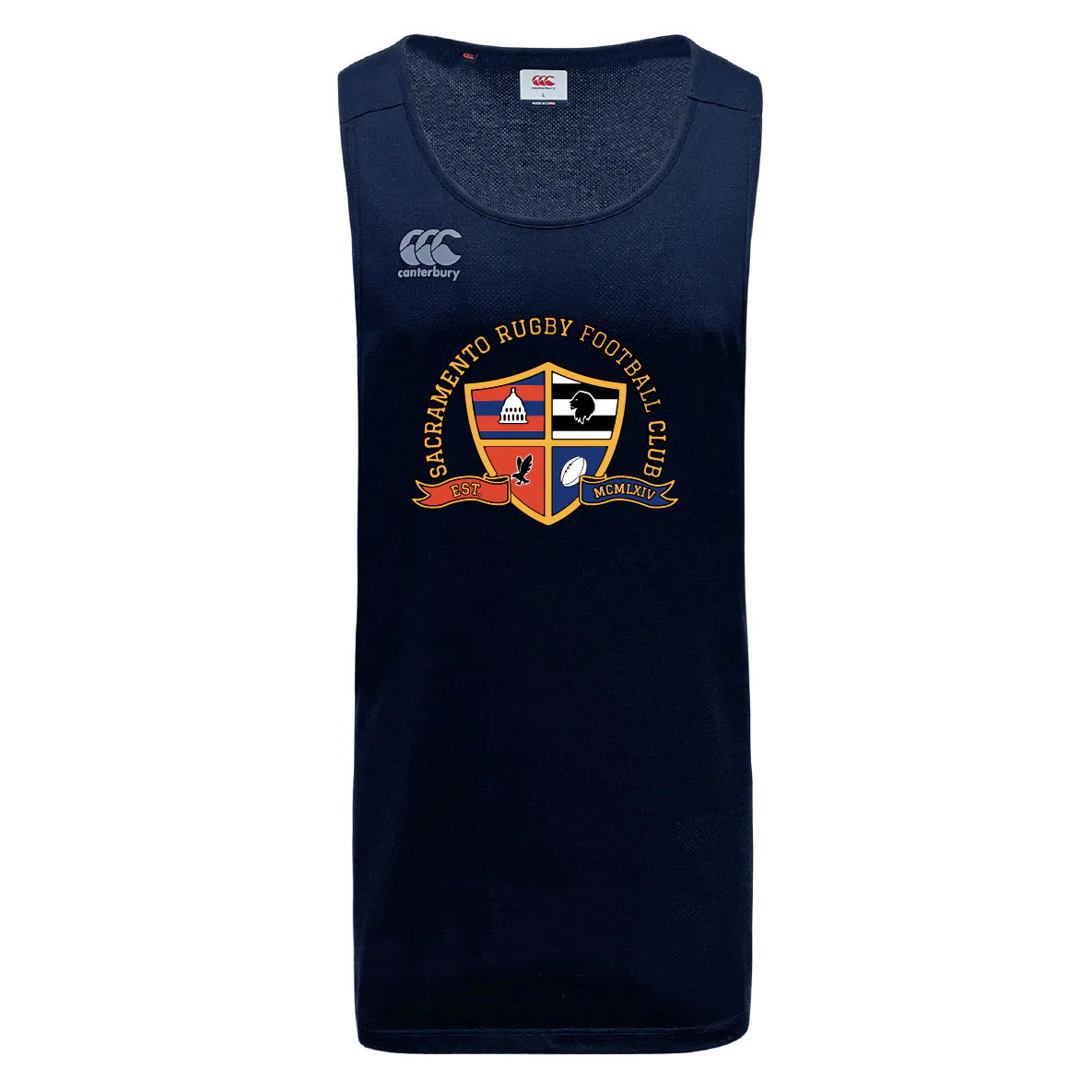 Sacramento Rugby Football Club Tempo Vapodri Singlet by Canterbury - Image 2