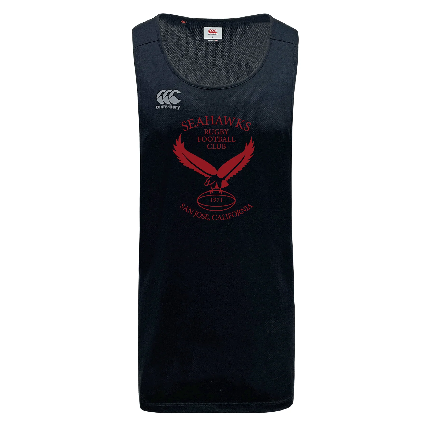 San Jose Seahawks Tempo Vapodri Singlet by Canterbury - Image 2