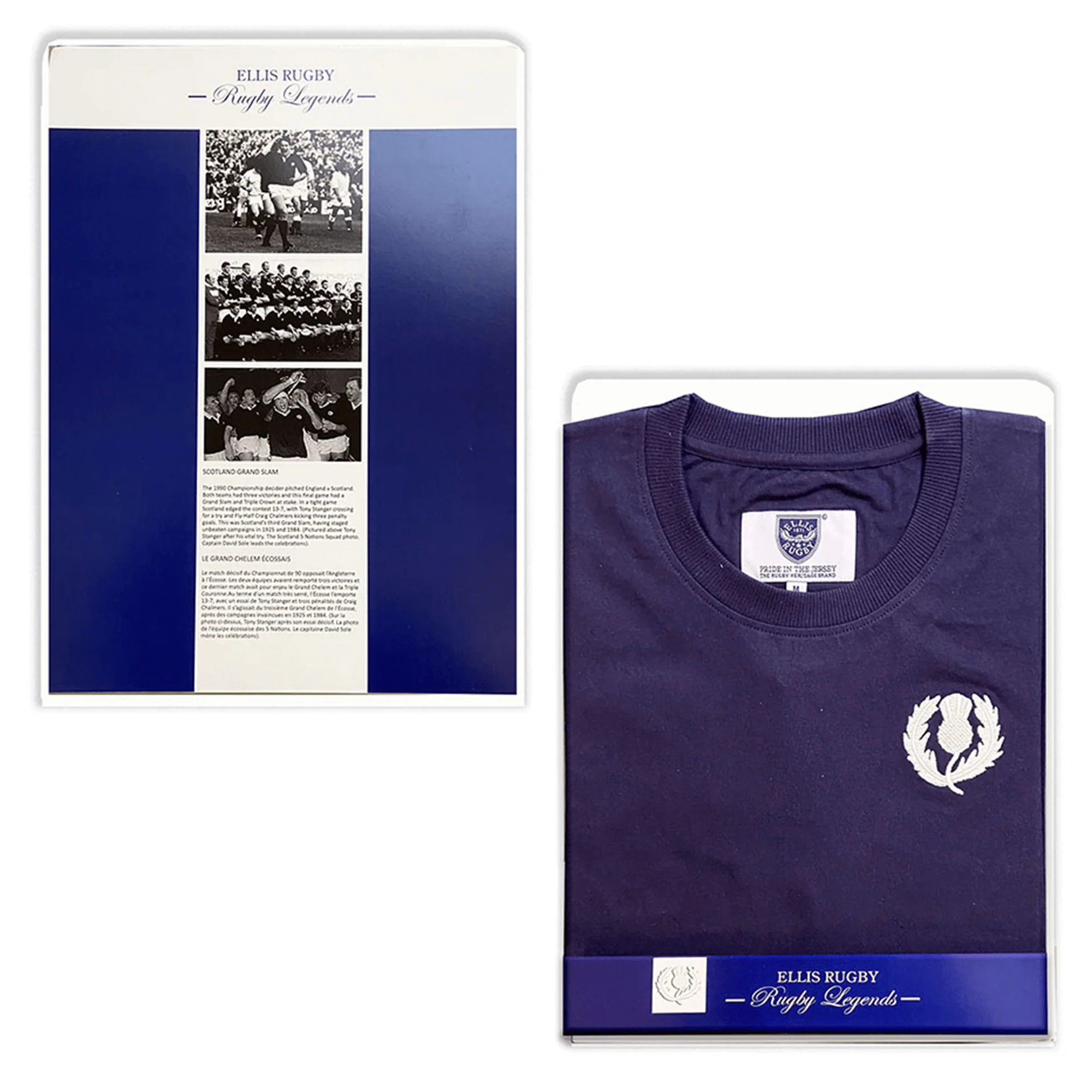 Ellis Rugby Scotland Rugby 1990 Grand Slam Shirt - Image 7