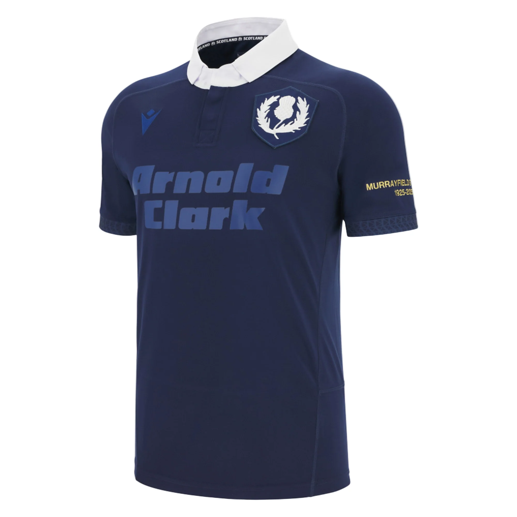 Scotland Rugby Union 1925 100th Anniversary Replica Home Jersey by Macron - Image 3