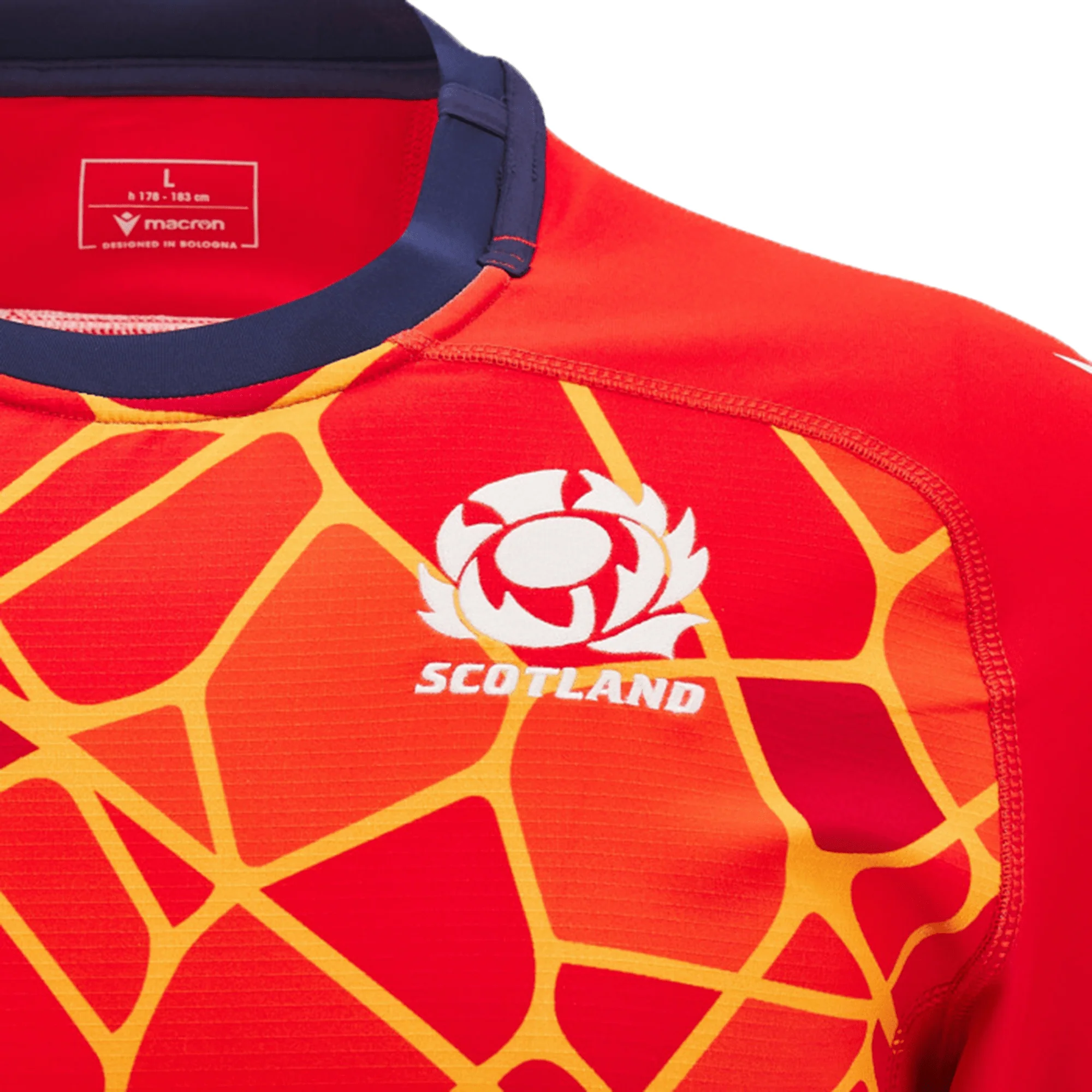Scotland Red Training Jersey 24/25 by Macron - Image 4