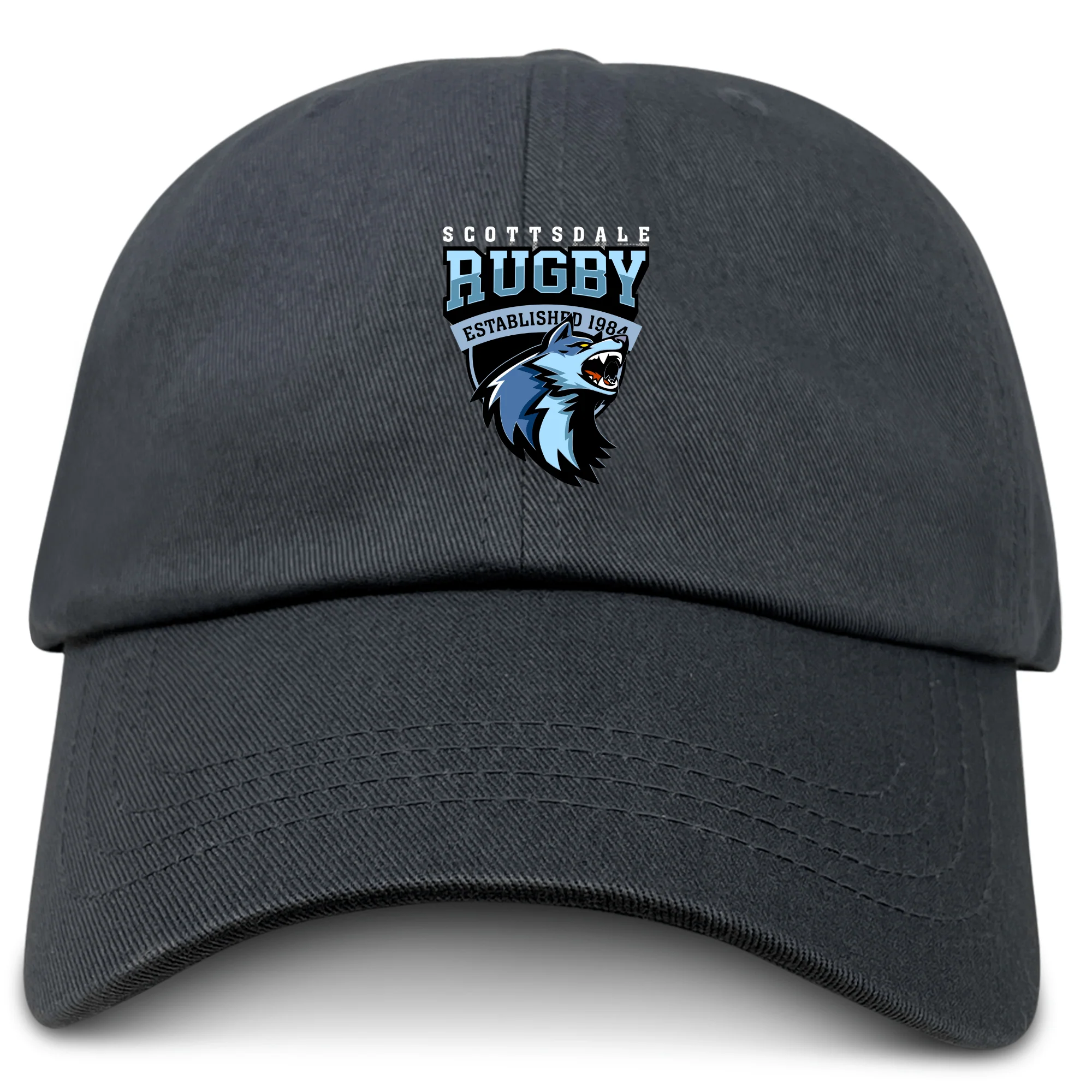 Scottsdale Rugby Adult Low-Profile Cotton Twill Dad Cap - Image 2