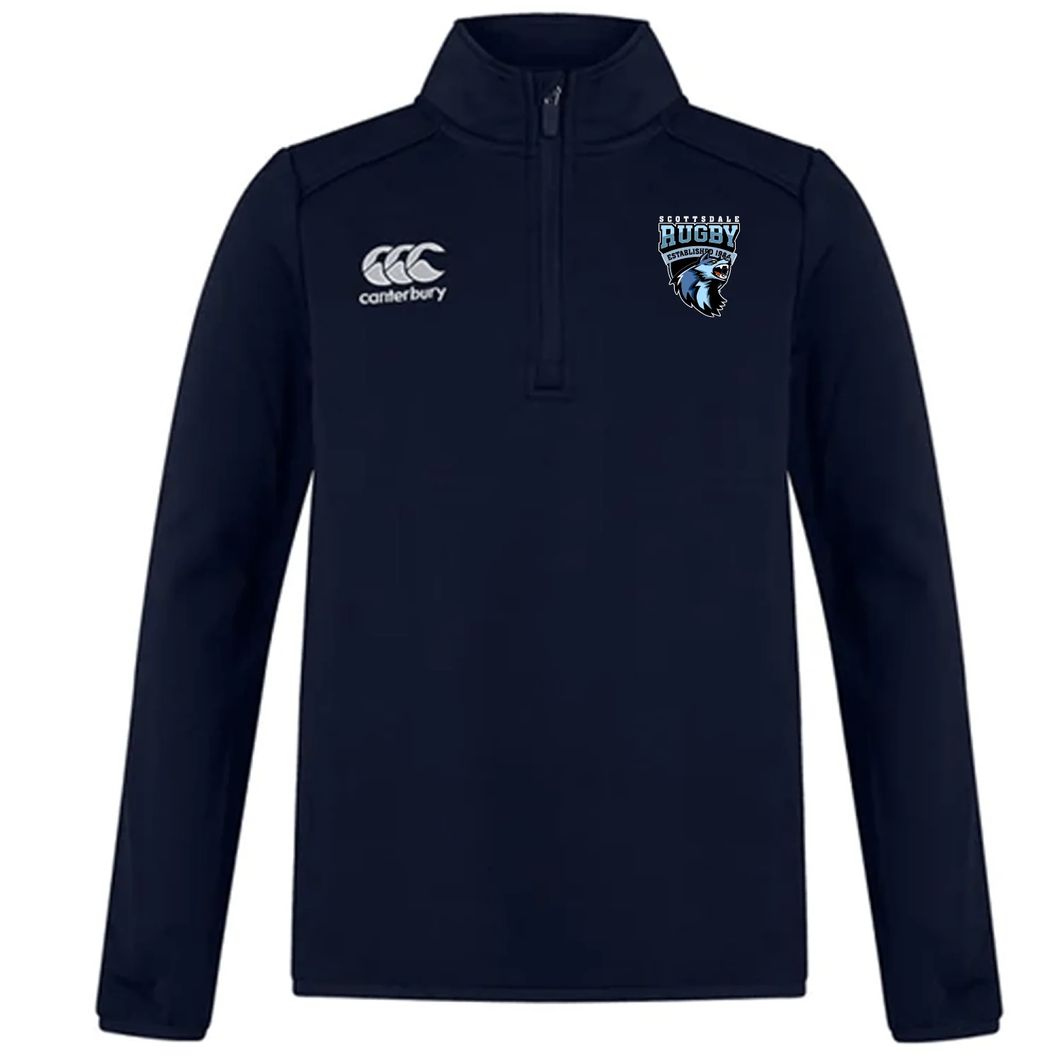 Scottsdale Rugby Club 1/4 Zip Mid Layer Training Top by Canterbury