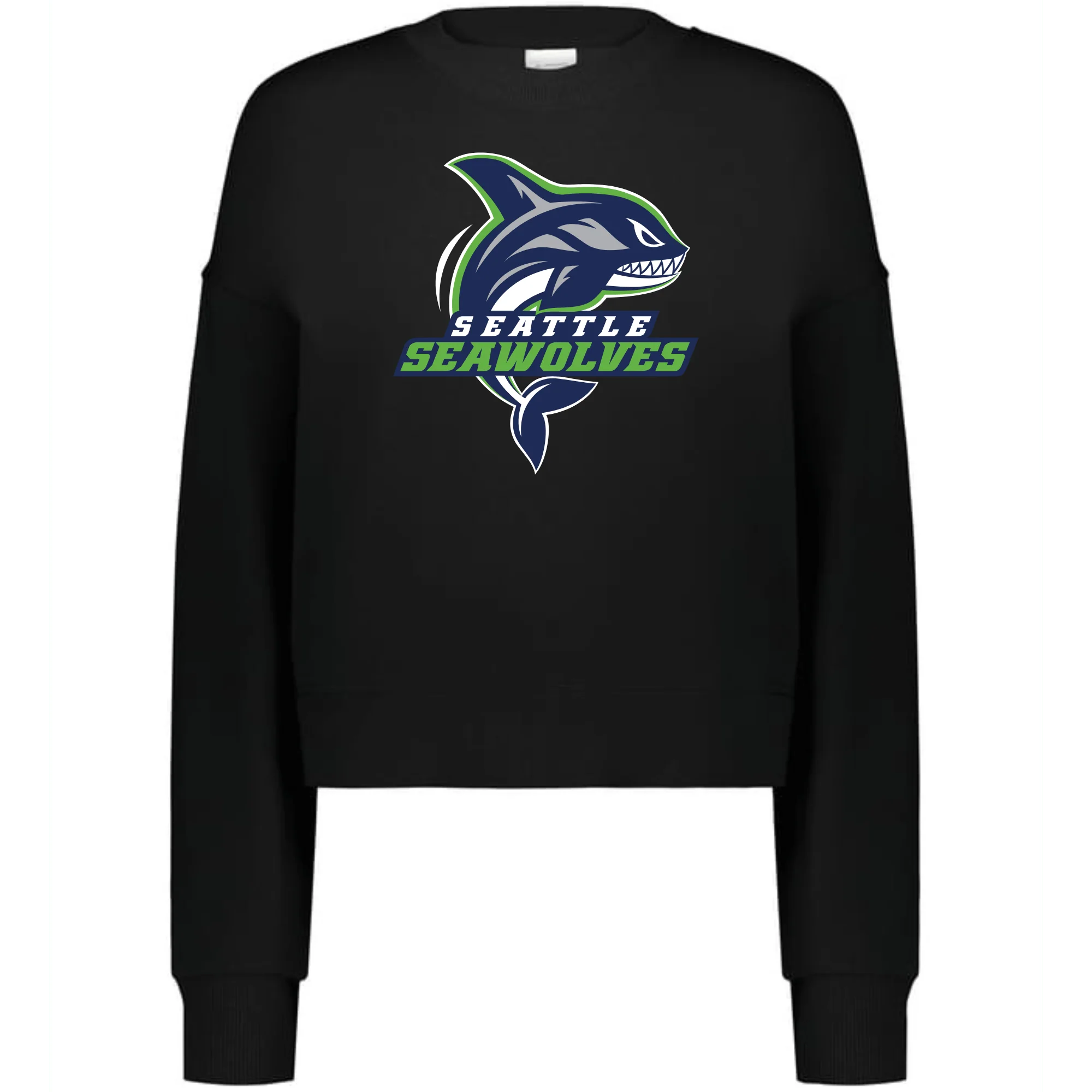 Women's Seattle Seawolves Slouchy Crew Sweatshirt - Image 3