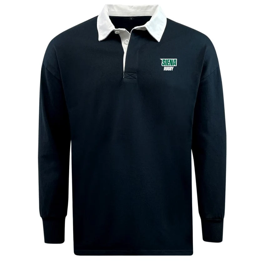 Siena College Classic Long Sleeve Solid Rugby Jersey