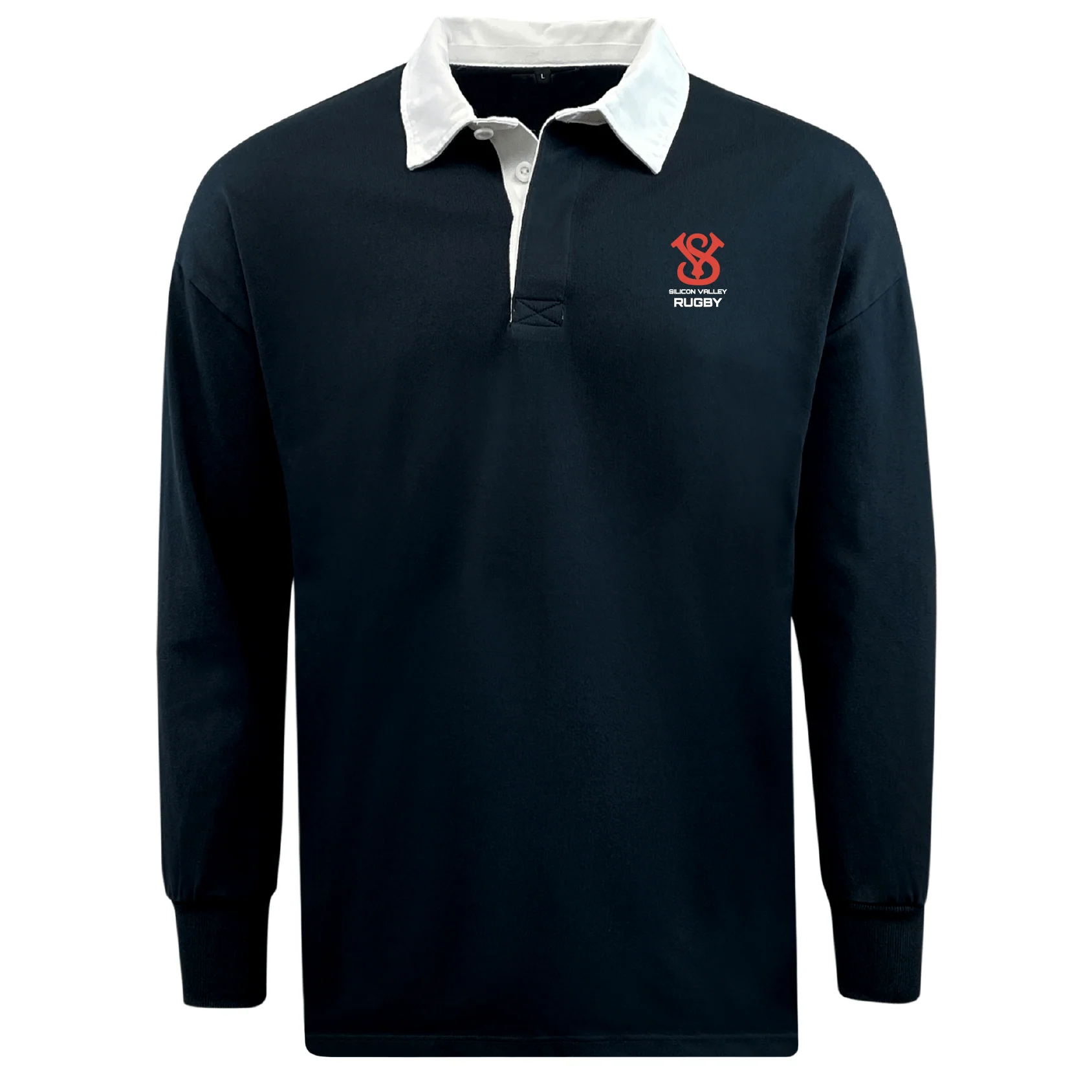 Silicon Valley Classic Long Sleeve Solid Rugby Jersey