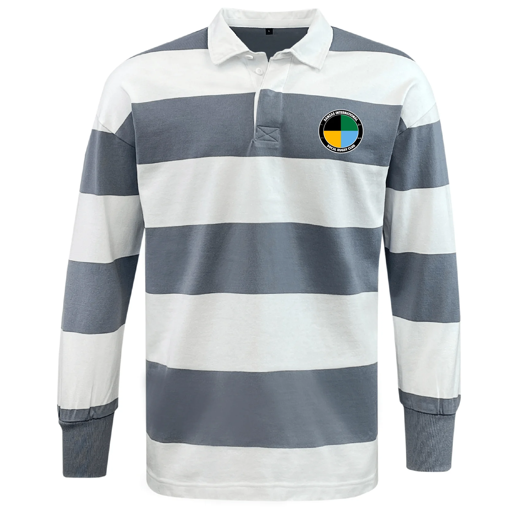 SOCAL SANZAS RFC Classic Long Sleeve Hooped Rugby Jersey