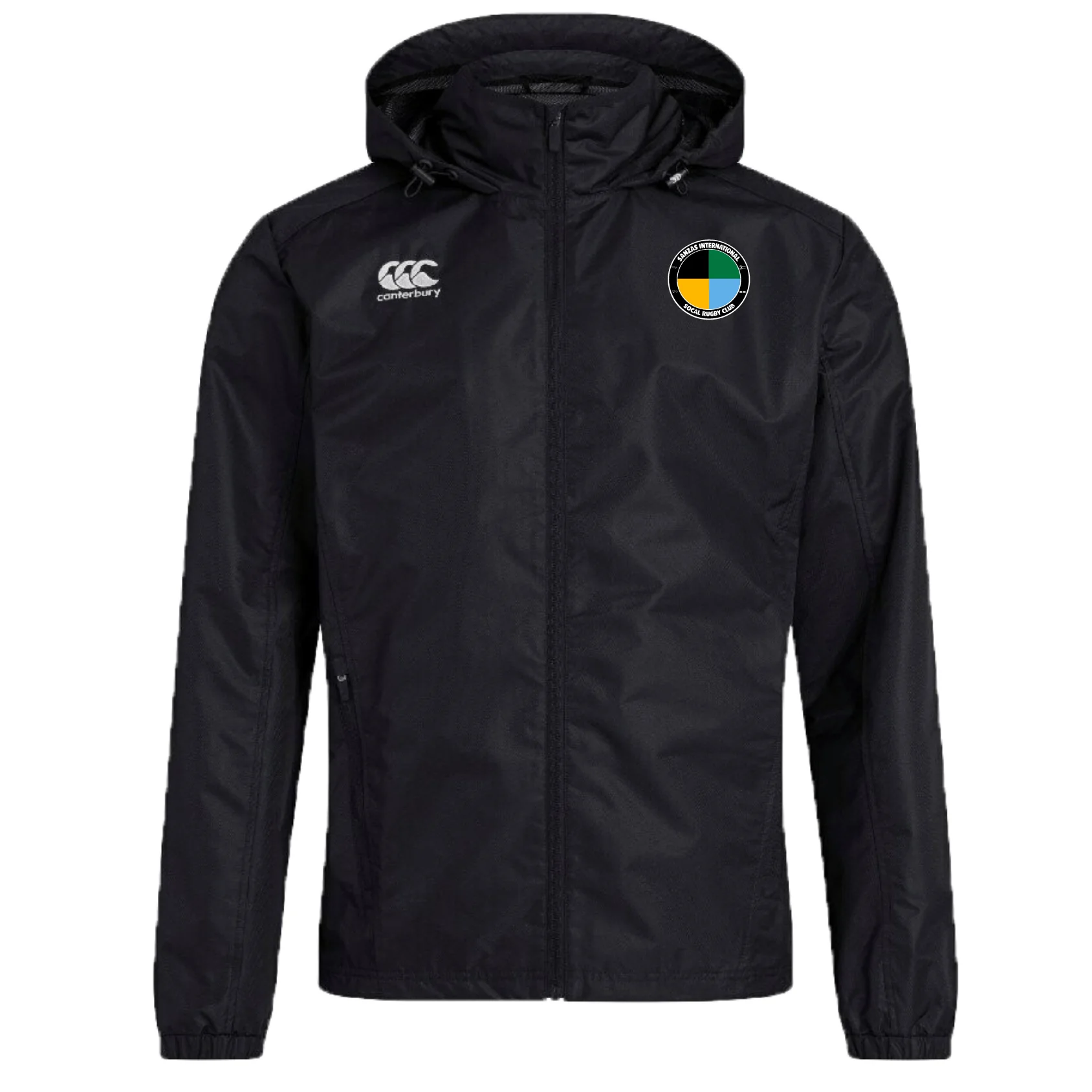 SOCAL SANZAS RFC Club Vaposhield Full Zip Rain Jacket by Canterbury