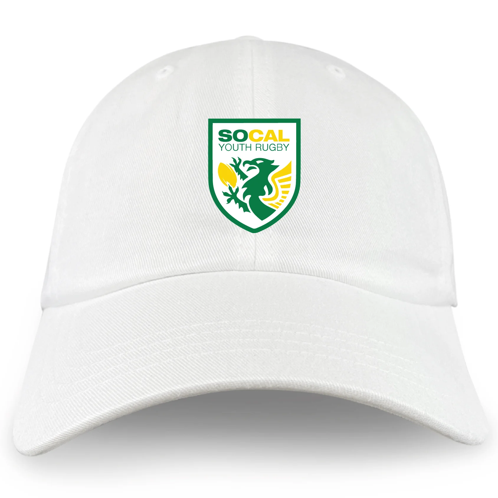 SoCal Youth Rugby Adult Low-Profile Cotton Twill Dad Cap - Image 2