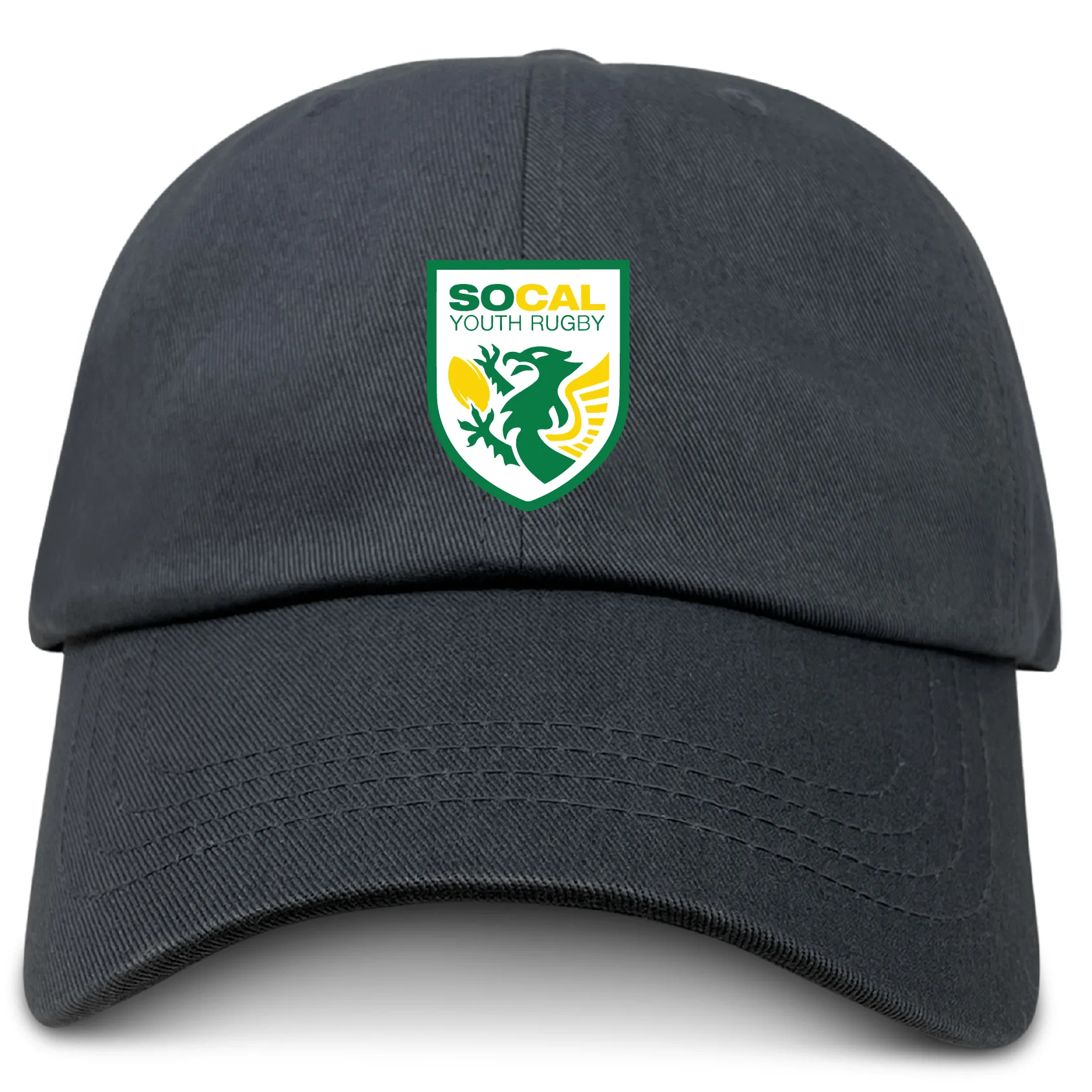 SoCal Youth Rugby Adult Low-Profile Cotton Twill Dad Cap - Image 3