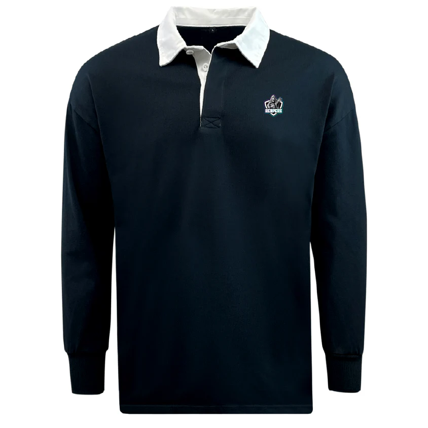 South Reapers Classic Long Sleeve Solid Rugby Jersey