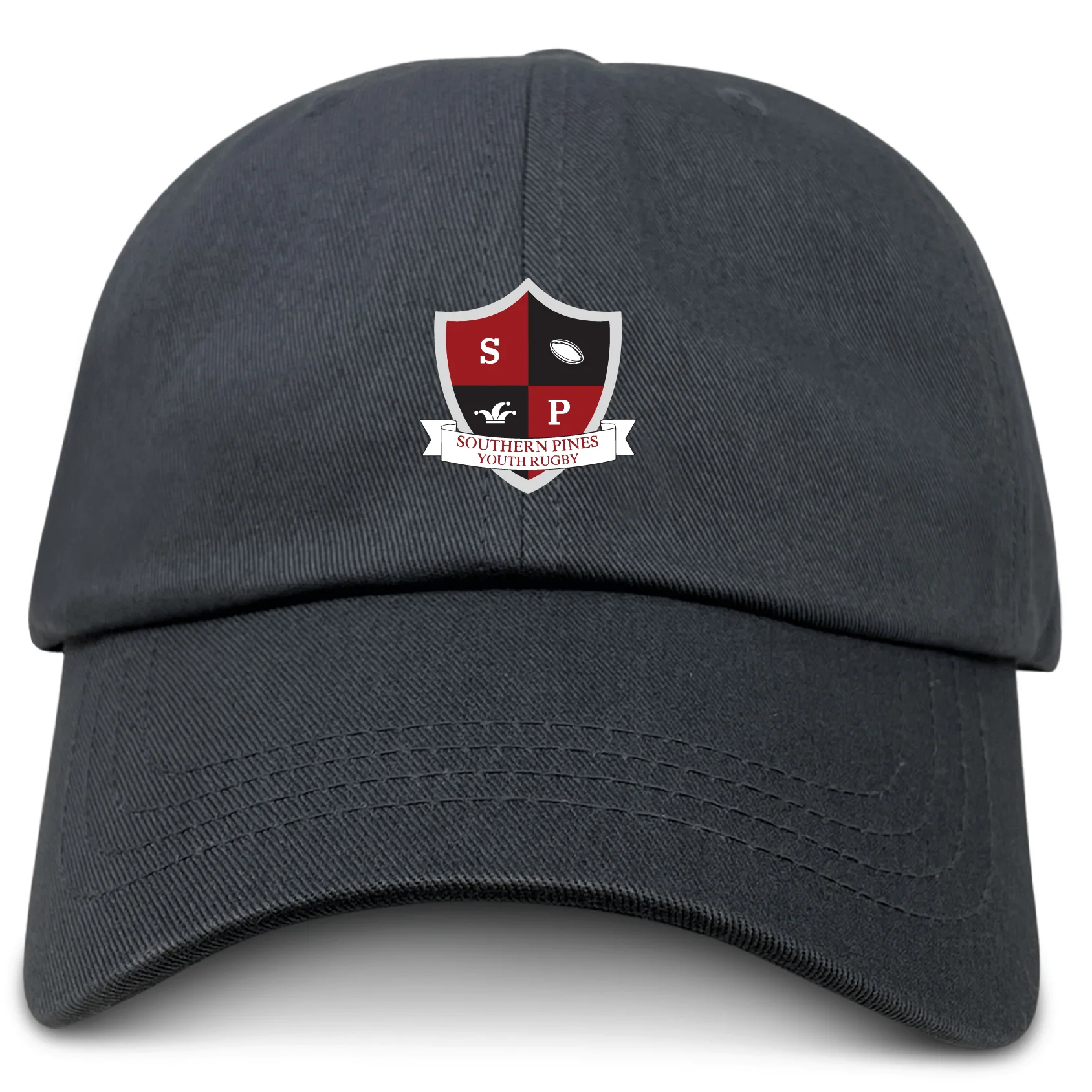 Southern Pines Youth Rugby Adult Low-Profile Cotton Twill Dad Cap - Image 2