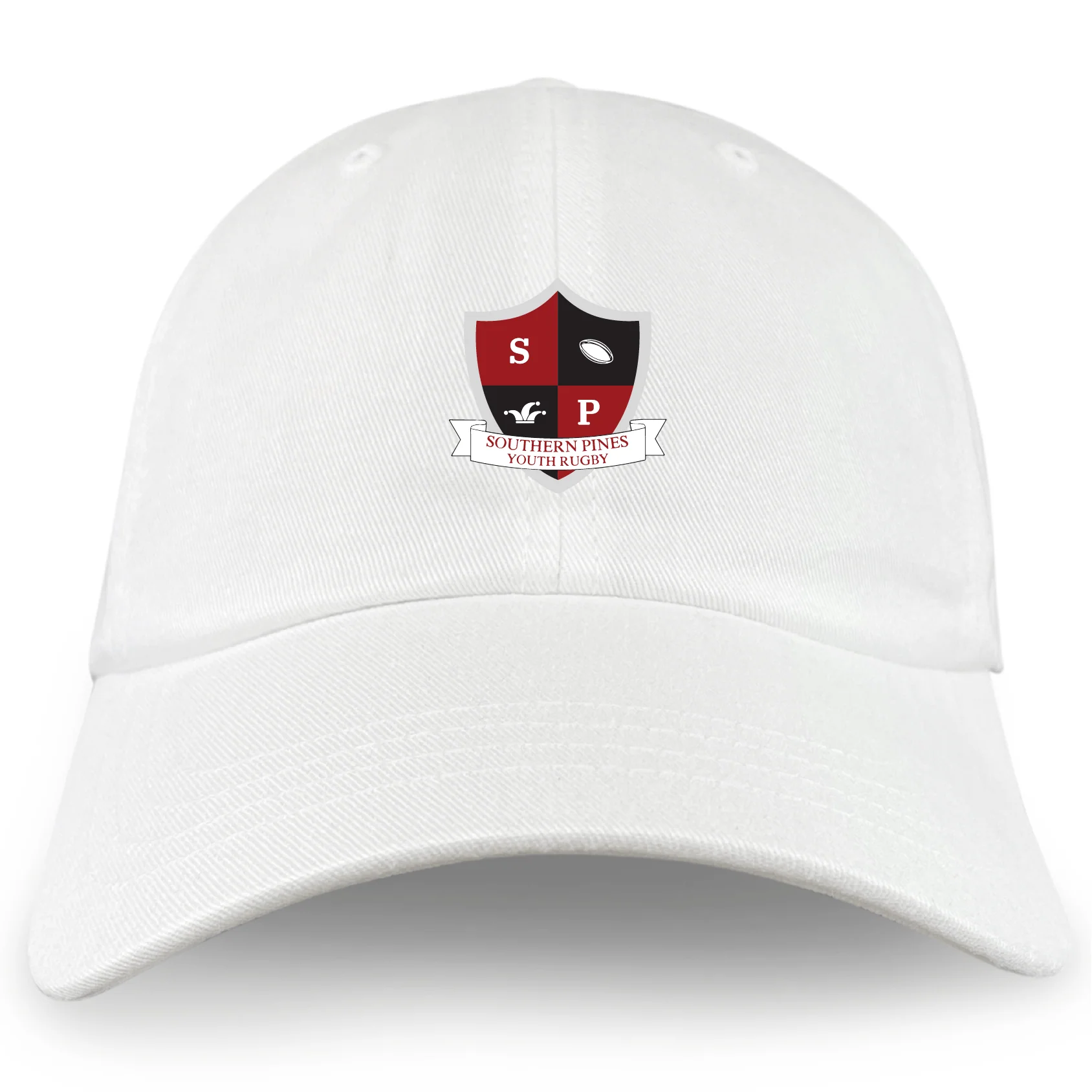 Southern Pines Youth Rugby Adult Low-Profile Cotton Twill Dad Cap - Image 3