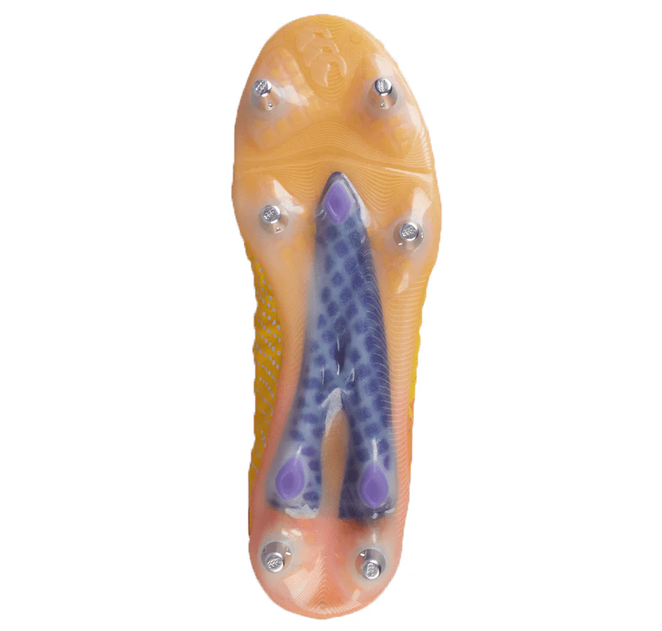 Canterbury Speed Infinite Elite SG - Amber Yellow/Orange Crush/Mars Dust - Image 8