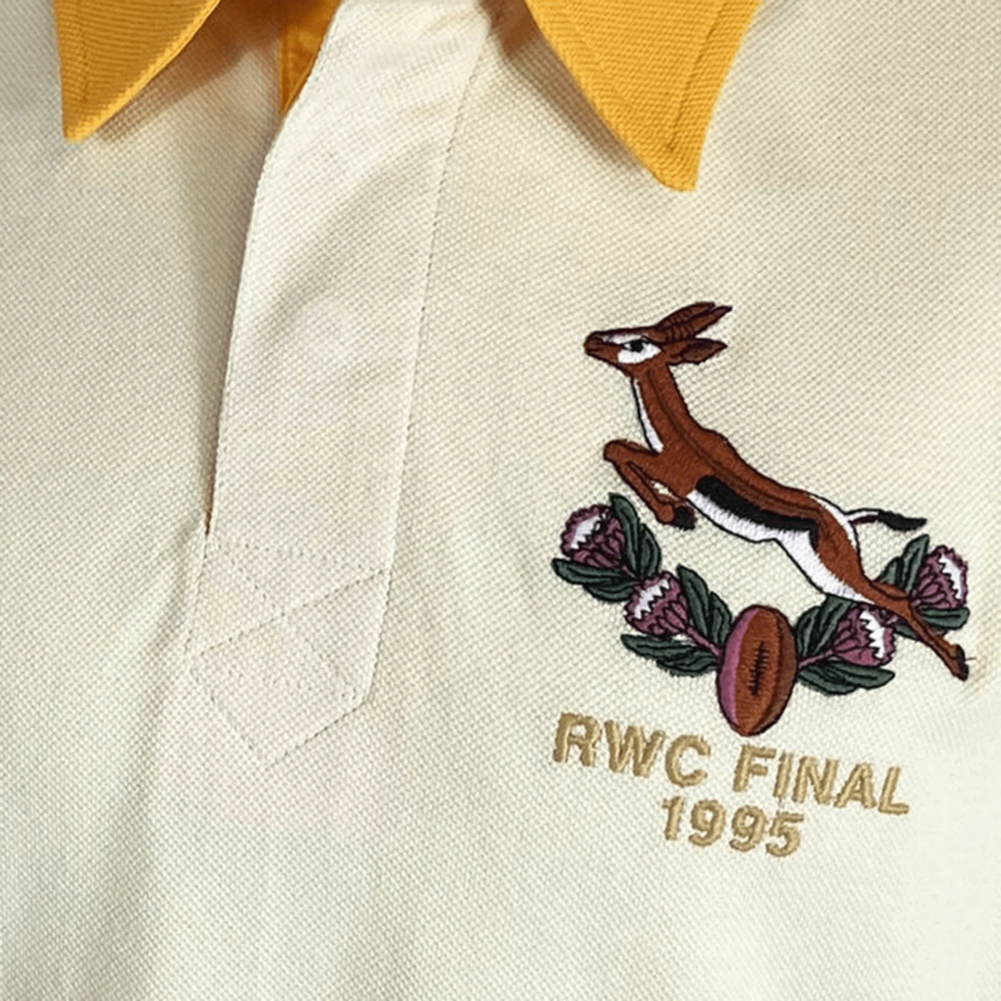 Ellis Rugby Springboks 1995 Vintage Polo - Image 3