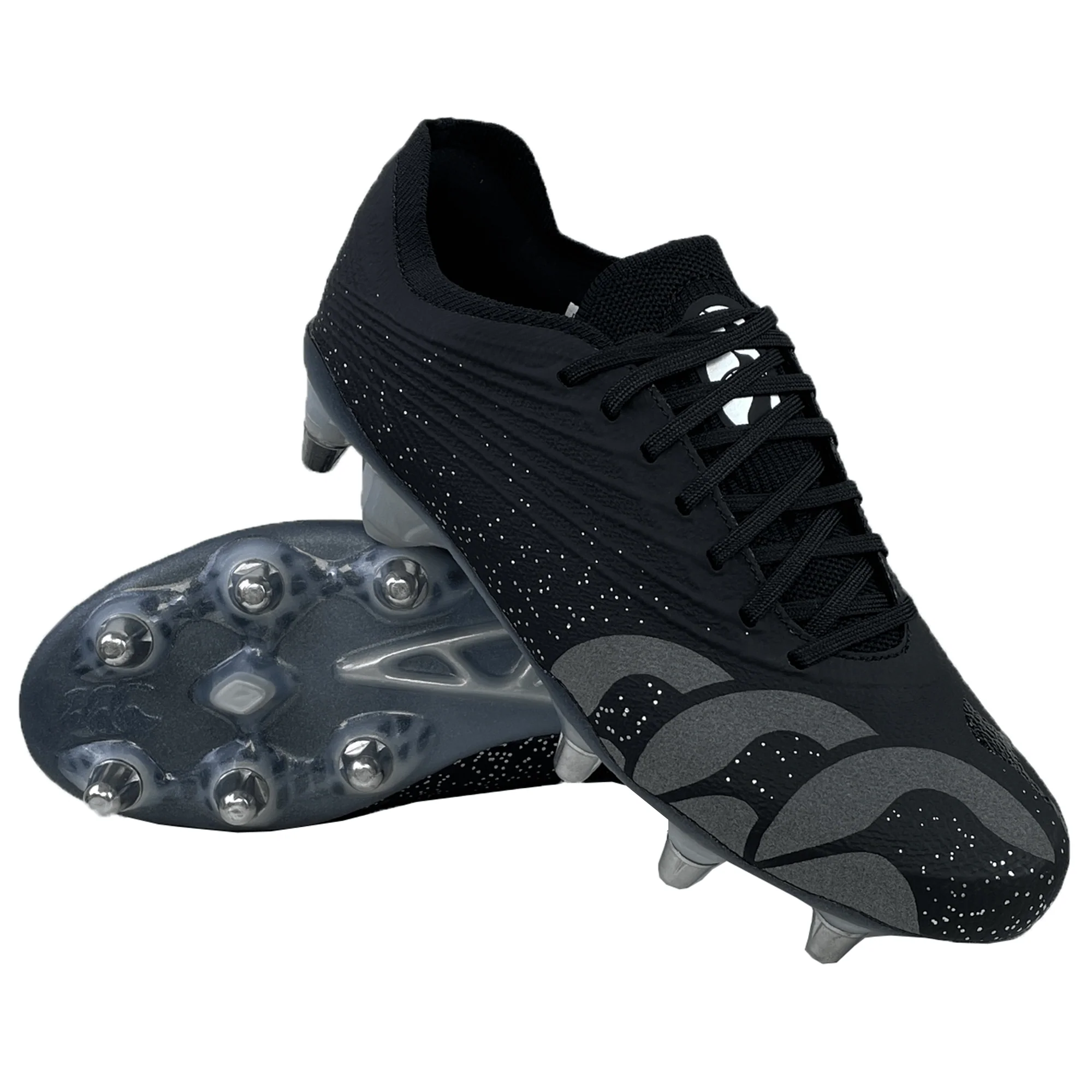Canterbury Stampede Groundbreak Elite SG - Black/Silver Metallic