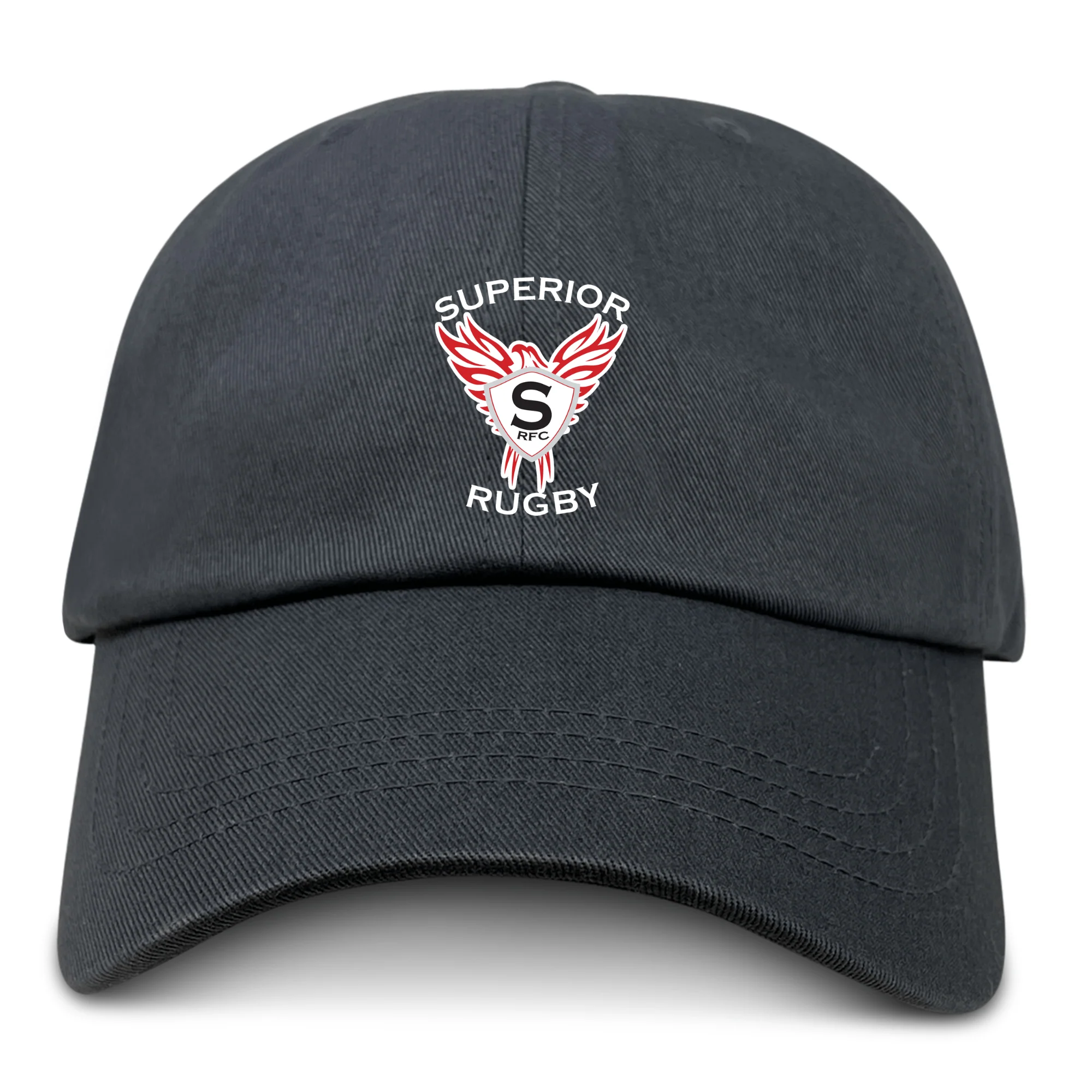 Superior Rugby Club Adult Low-Profile Cotton Twill Dad Cap - Image 2