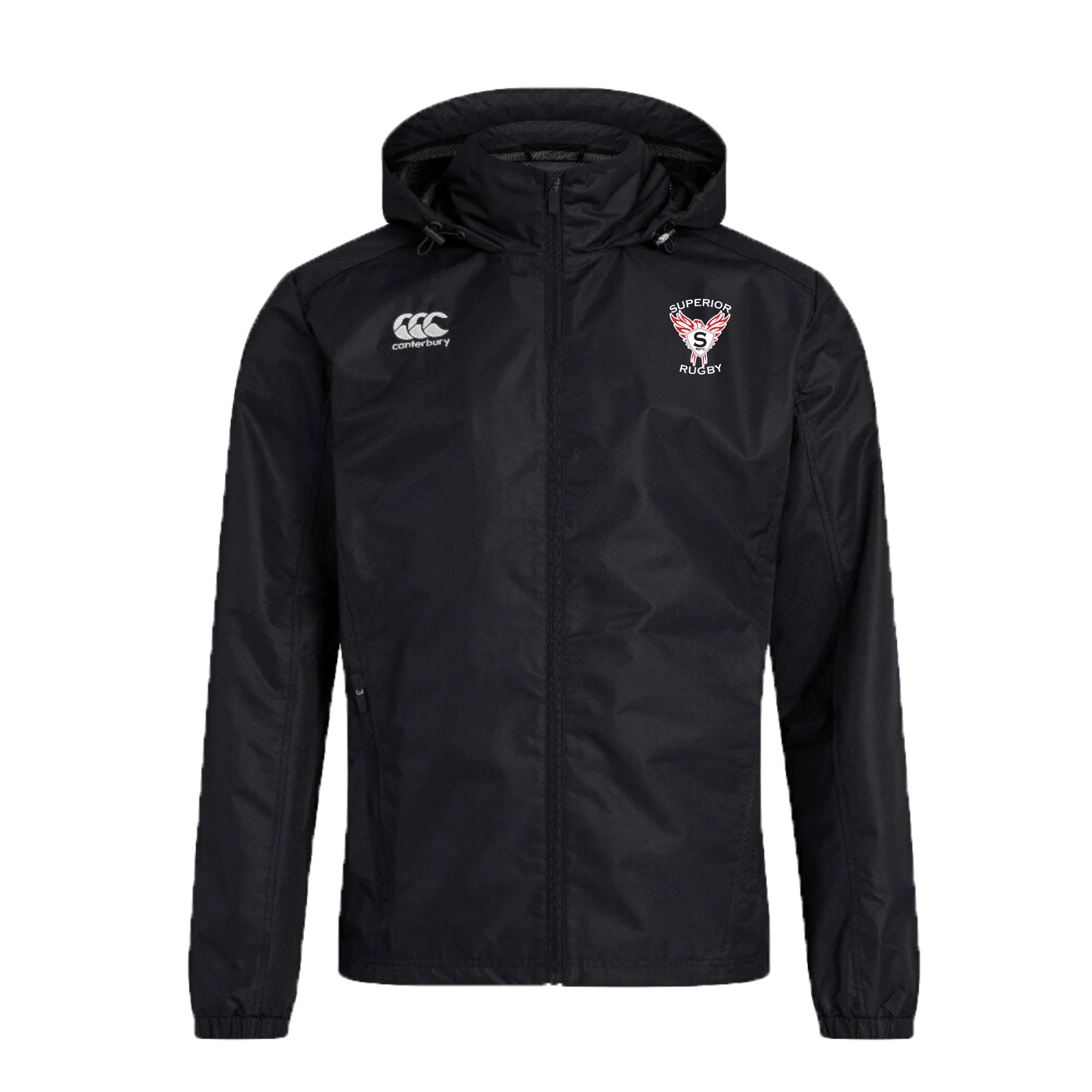 Superior Rugby Club Club Vaposhield Full Zip Rain Jacket by Canterbury