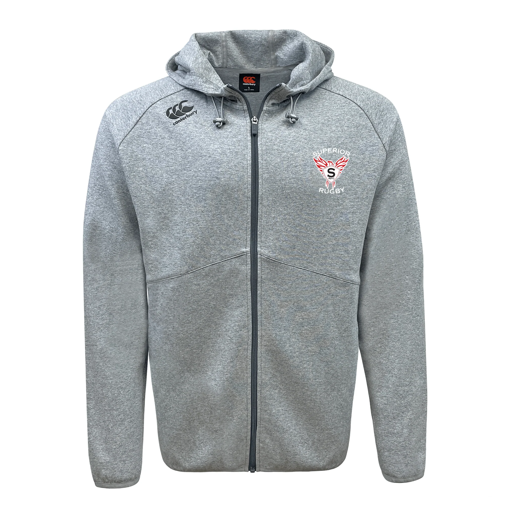 Superior Rugby Club Tempo Vapodri Full-Zip Hoodie by Canterbury - Image 2
