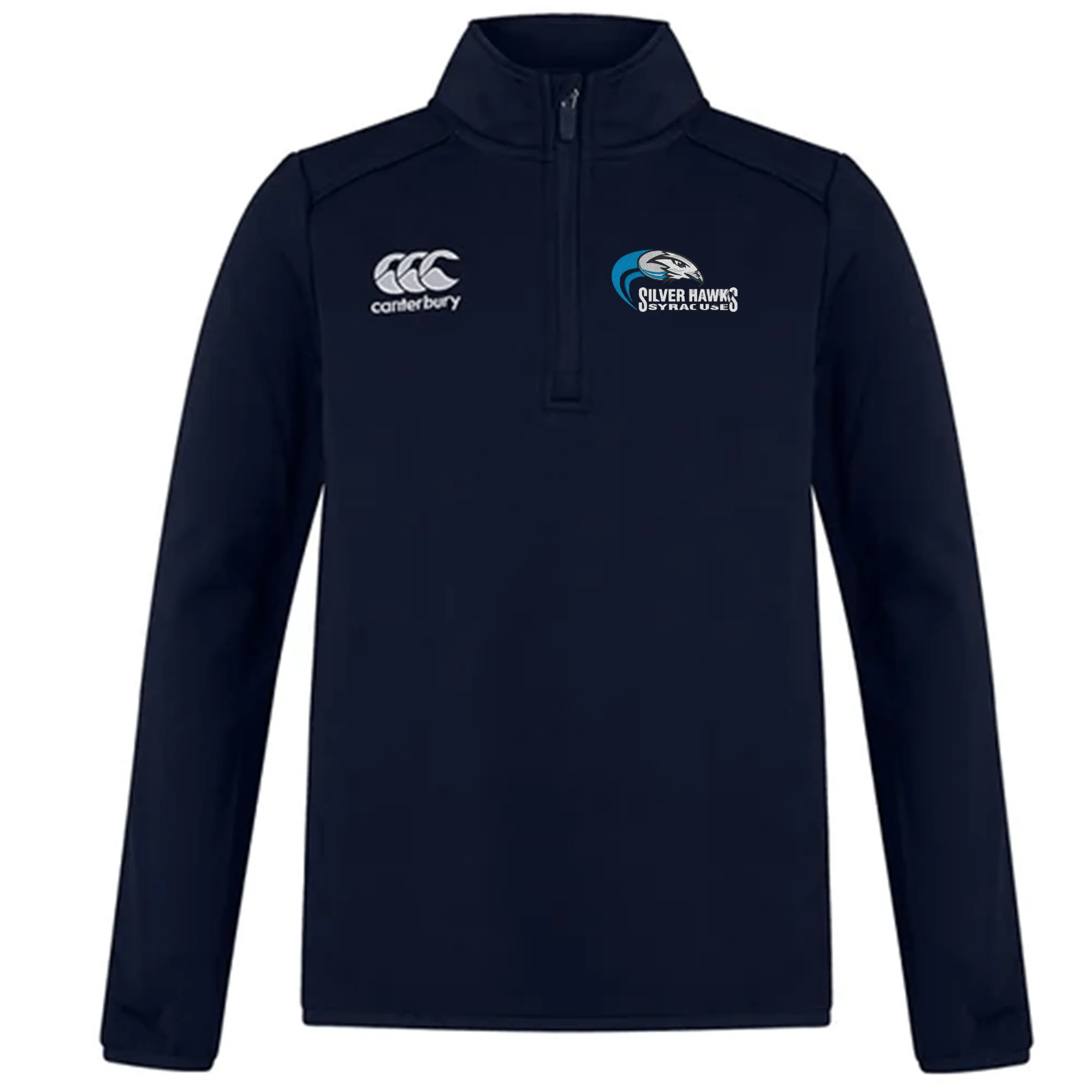 Syracuse Silver Hawks Club 1/4 Zip Mid Layer Training Top by Canterbury