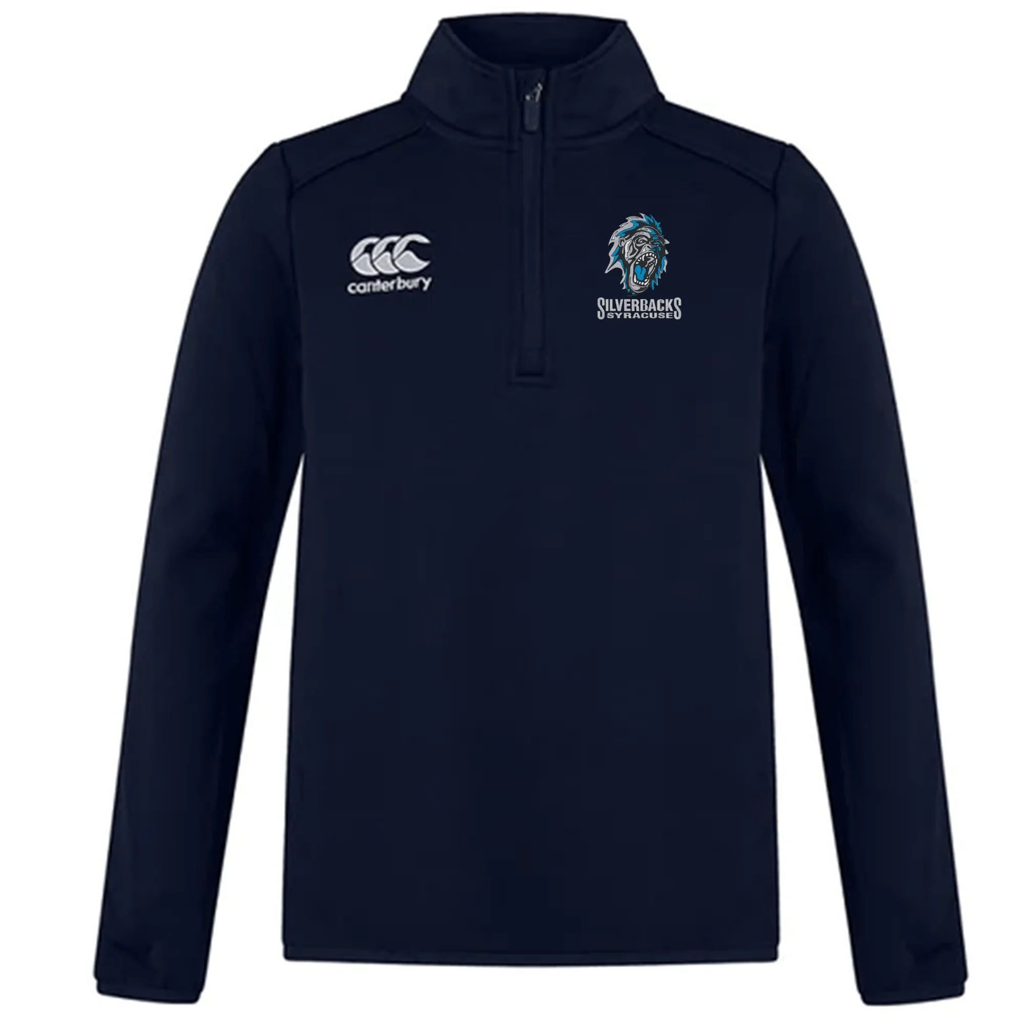 Syracuse Silverbacks Club 1/4 Zip Mid Layer Training Top by Canterbury