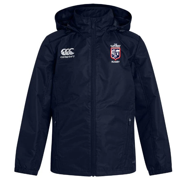 The Claremont Colleges Club Vaposhield Full Zip Rain Jacket by Canterbury