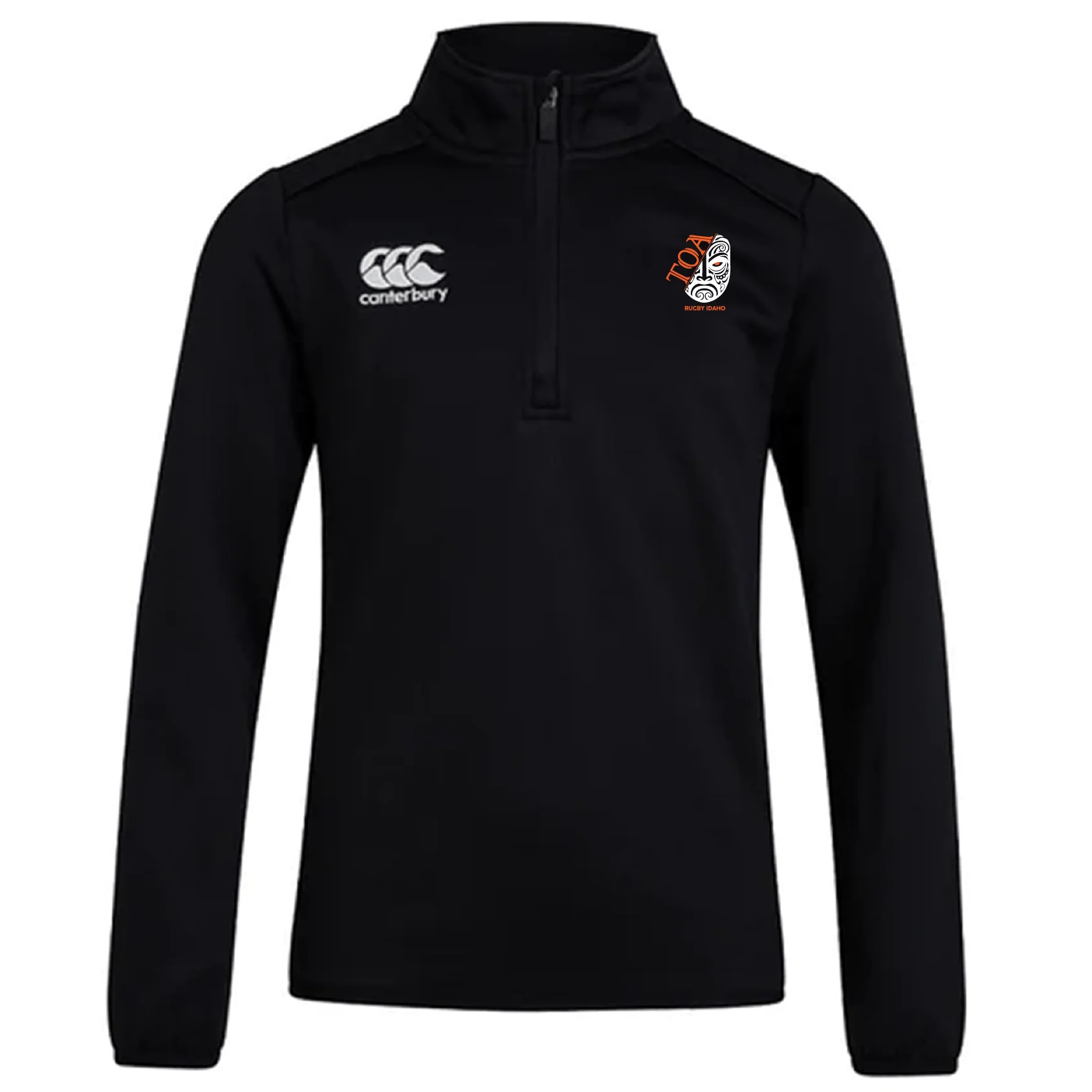 Toa Rugby Idaho Club 1/4 Zip Mid Layer Training Top by Canterbury