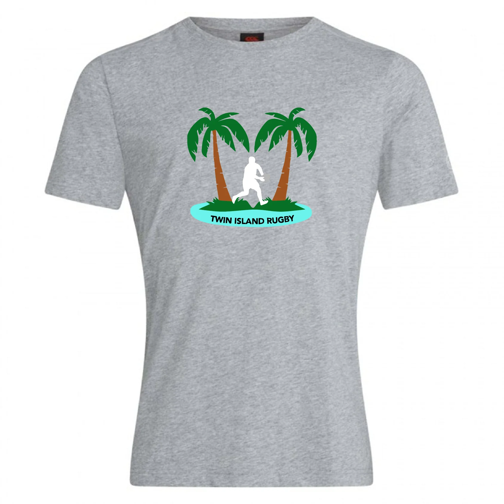 Twin Island Rugby Club Plain Tee by Canterbury - Image 2