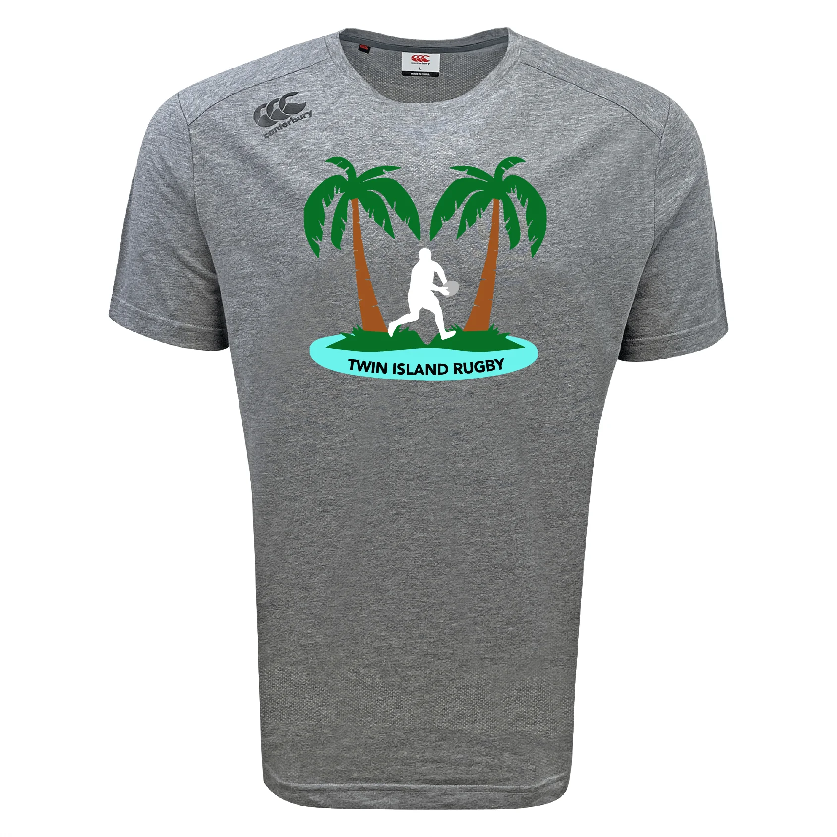 Twin Island Rugby Tempo Vapodri T-Shirt by Canterbury