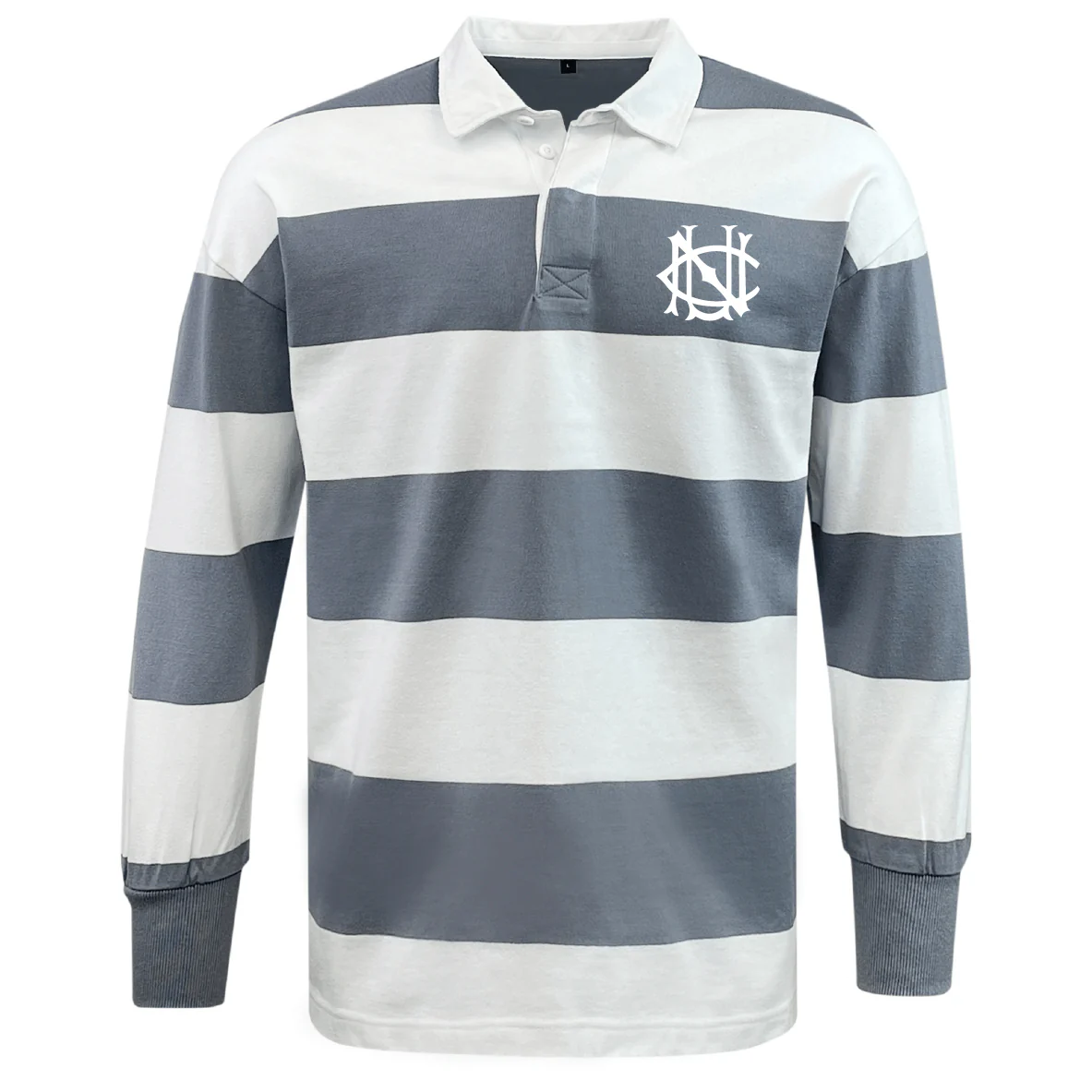 UNC Rugby Classic Long Sleeve Hooped Rugby Jersey