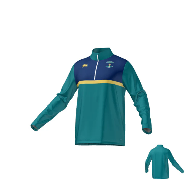 UNCW Women's Rugby Canterbury Midlayer 1/4 zip