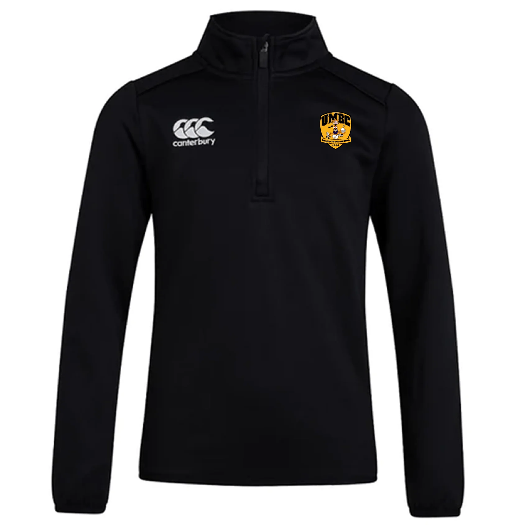 University of Maryland Baltimore County Rugby Club 1/4 Zip Mid Layer Training Top by Canterbury
