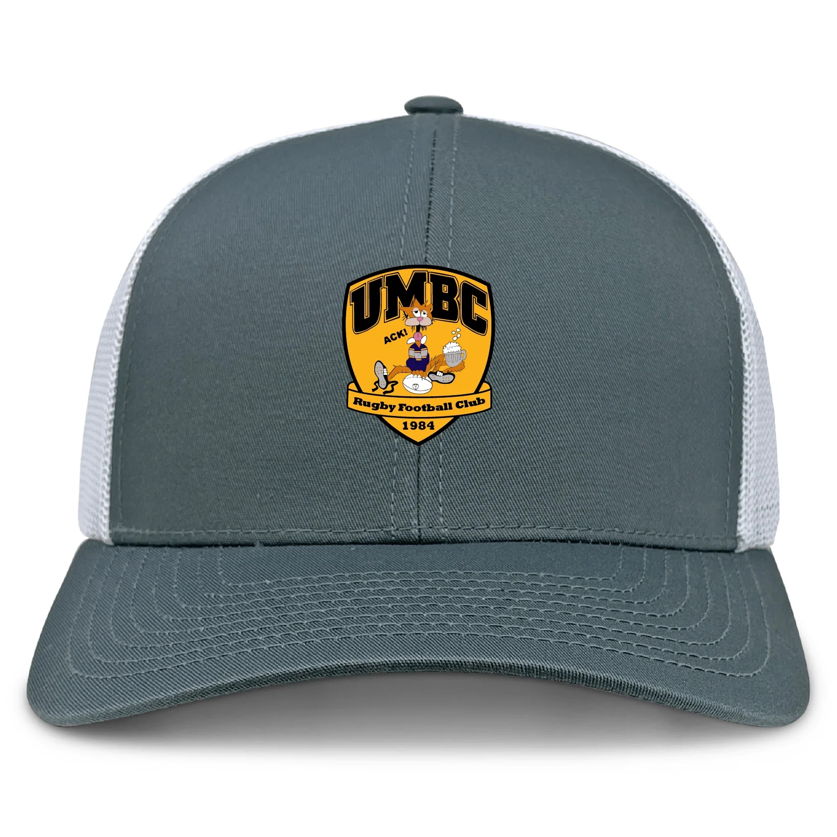 University of Maryland Baltimore County Rugby Retro Trucker Cap - Image 2