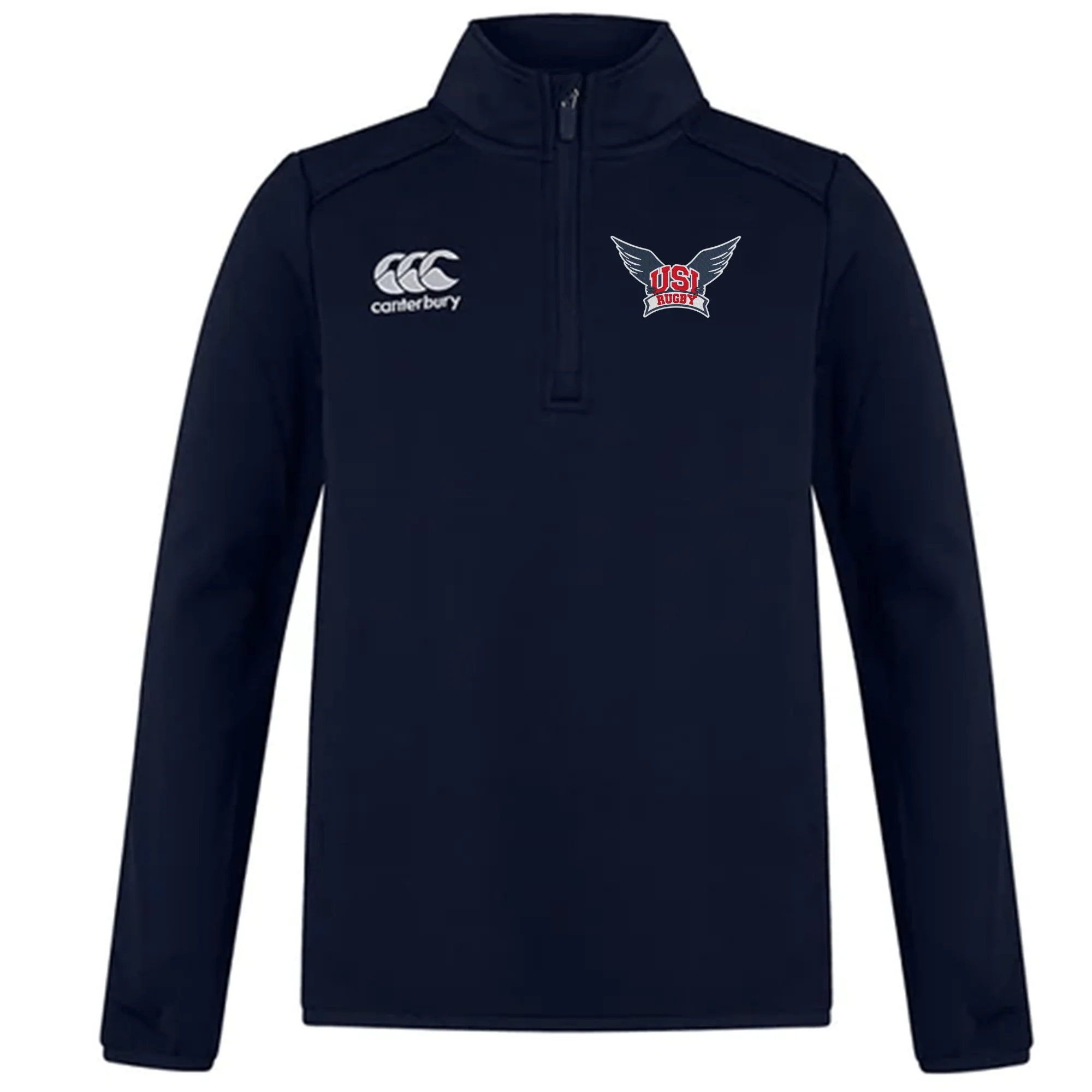 University of Southern Indiana Club 1/4 Zip Mid Layer Training Top by Canterbury
