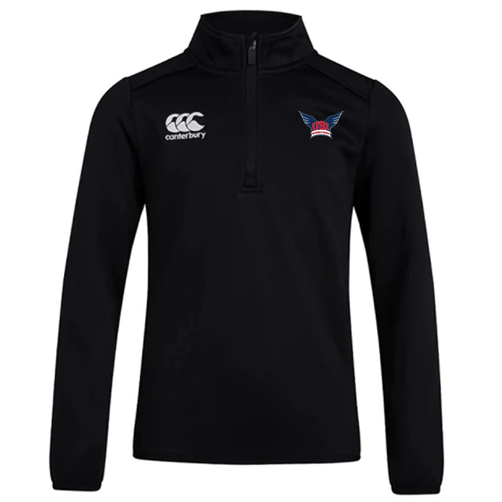 University of Southern Indiana Women Club 1/4 Zip Mid Layer Training Top by Canterbury