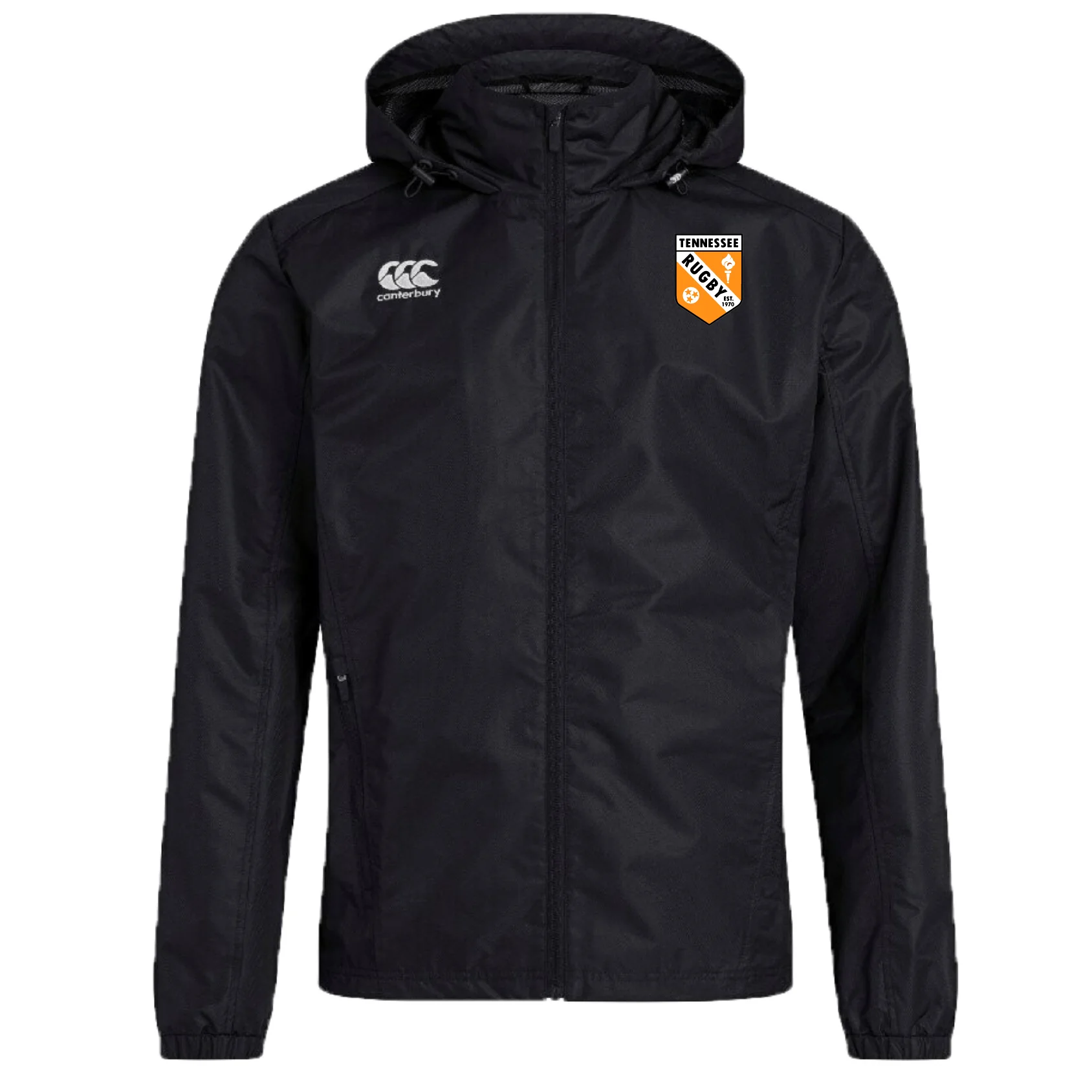 University of Tennessee Club Vaposhield Full Zip Rain Jacket by Canterbury