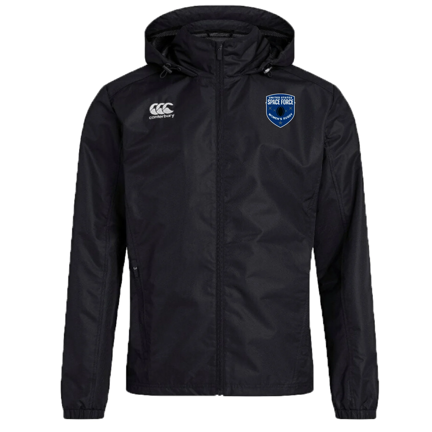 US Space Force Women's Rugby Club Vaposhield Full Zip Rain Jacket by Canterbury