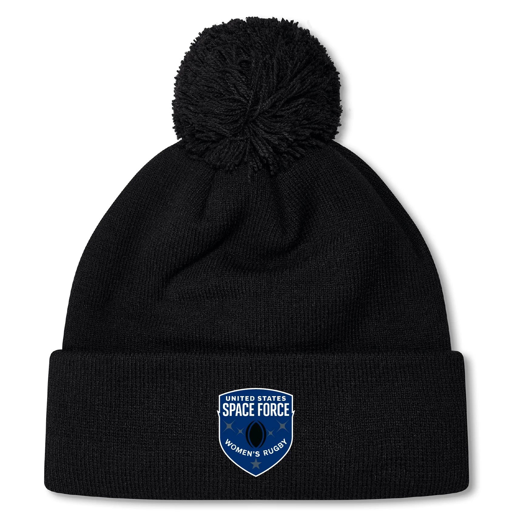 US Space Force Women's Rugby Pom Pom Beanie by Canterbury
