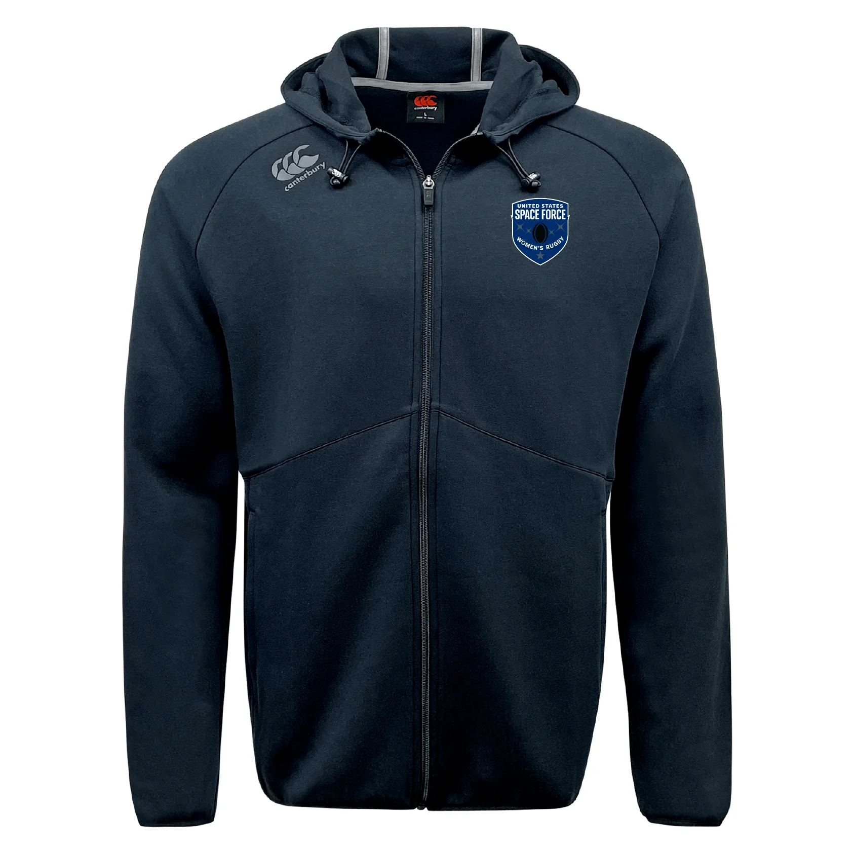 US Space Force Women's Rugby Tempo Vapodri Full-Zip Hoodie by Canterbury - Image 2