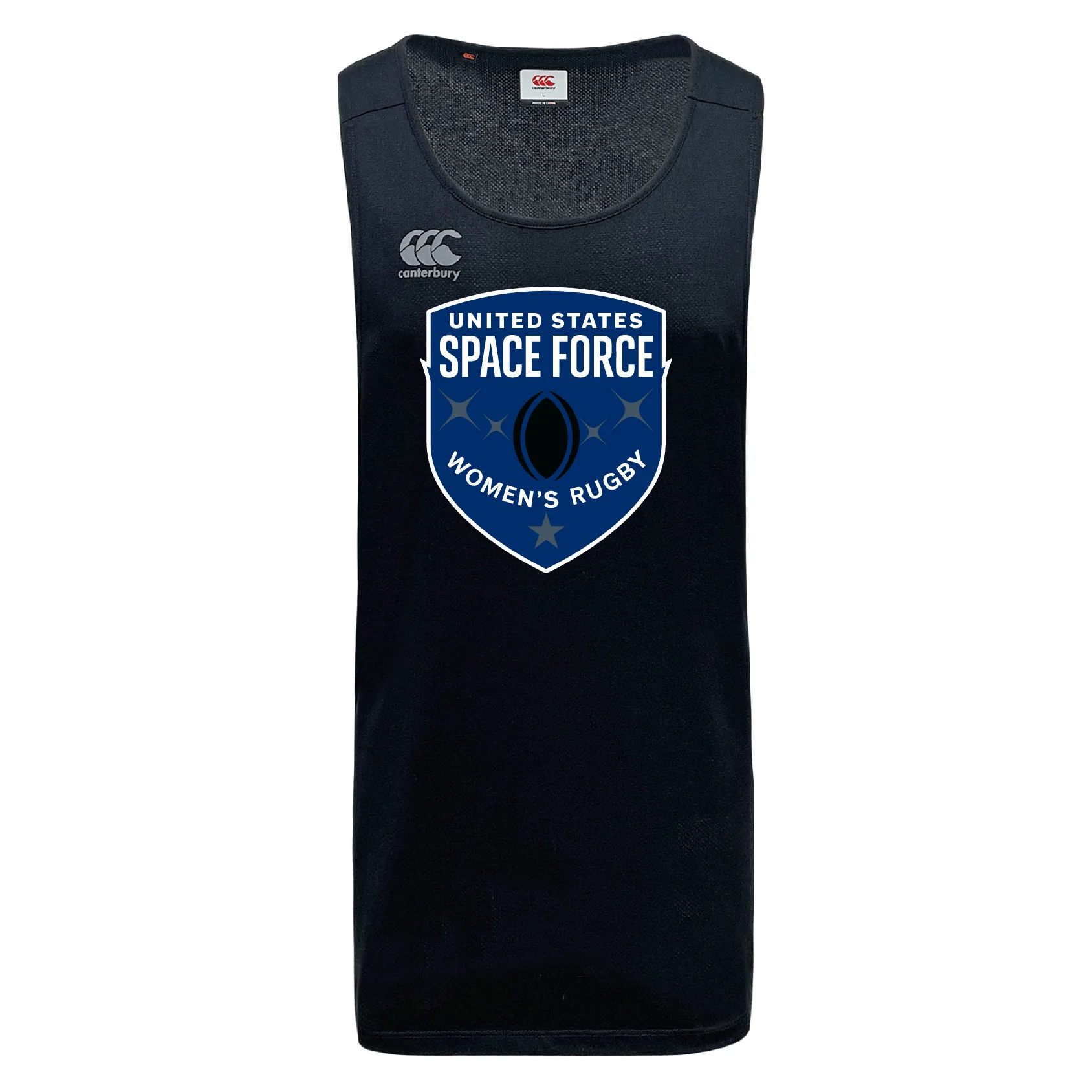 US Space Force Women's Rugby Tempo Vapodri Singlet by Canterbury