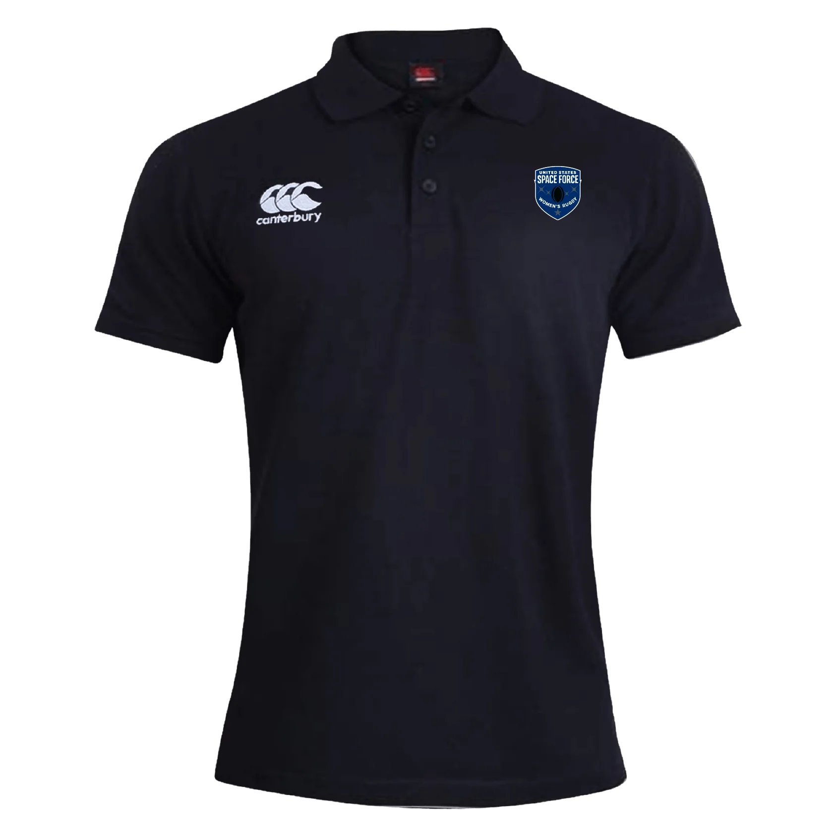 US Space Force Women's Rugby Waimak Polo by Canterbury